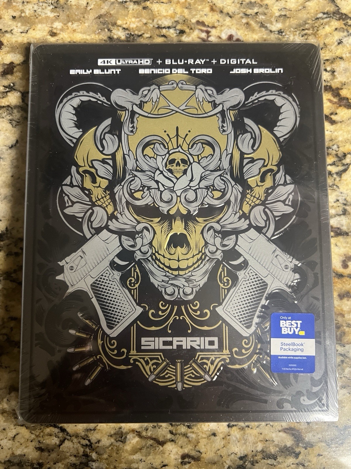 SICARIO Best Buy Limited Collectible Steelbook 4K Ultra HD OOP NEW SEALED