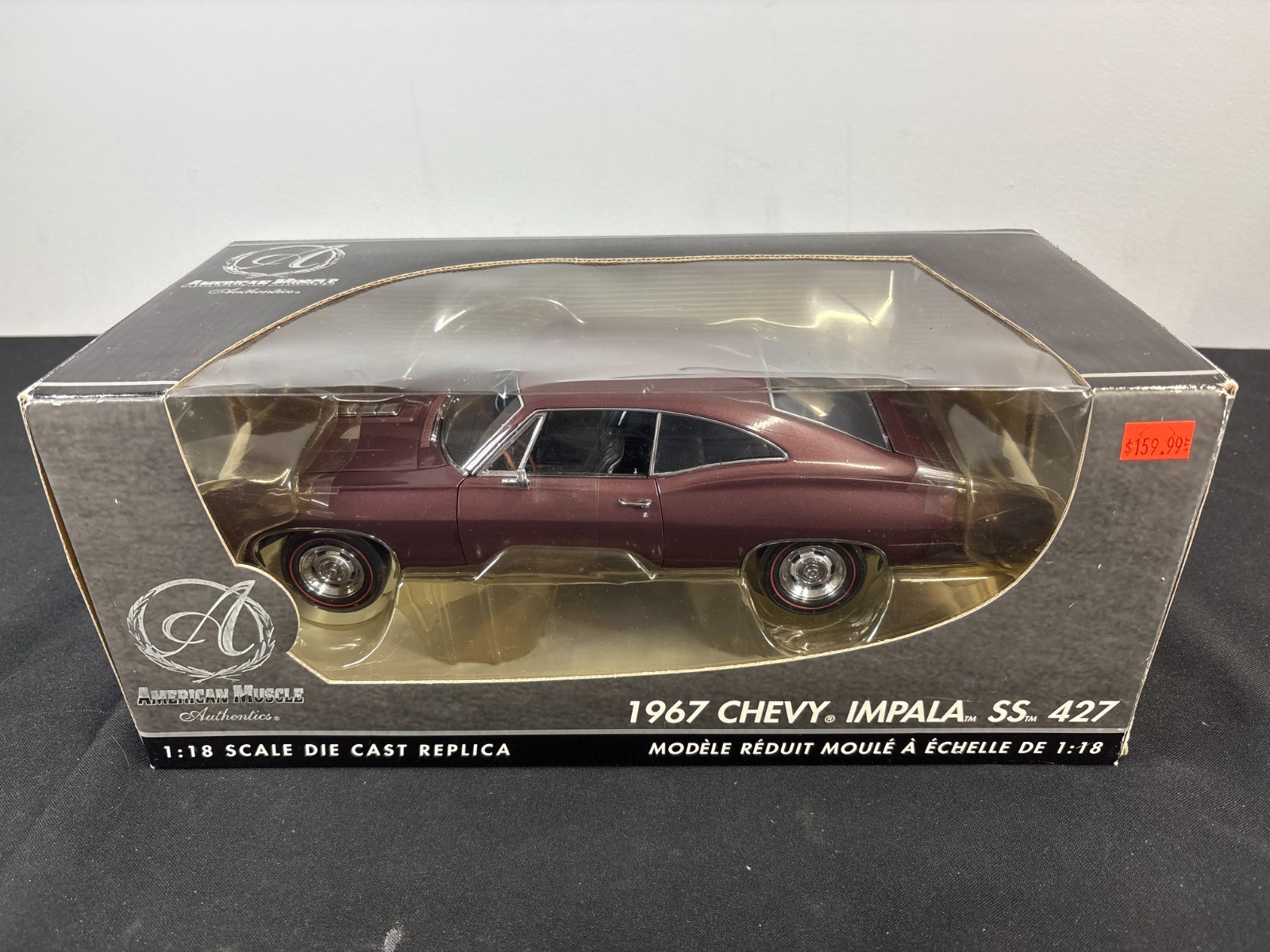 American Muscle Authentics - 1967 Chevy Impala SS 427 - #39298 (1:18) (SR-4)