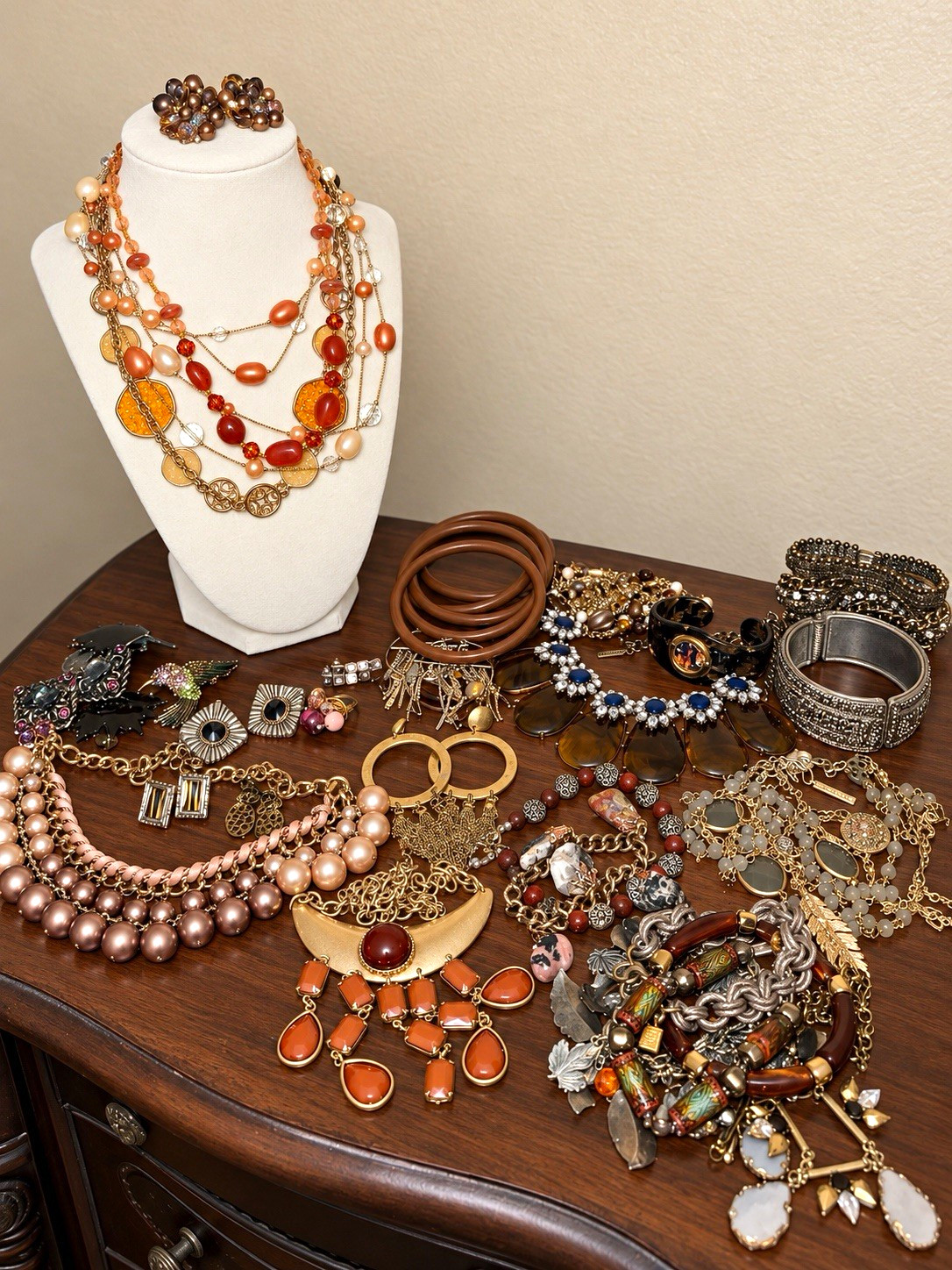 Vintage Jewelry Lot Trifari Monet Sarah Coventry Premier Designs BaubleBar RMN