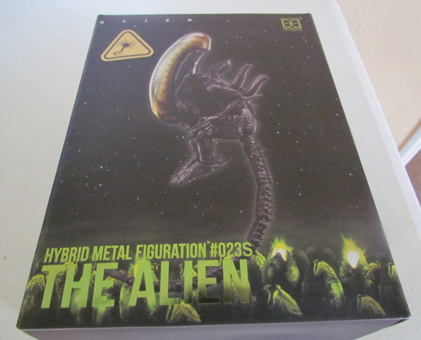 Herocross Hybrid Metal Figuration #023S The Alien Action Figure New