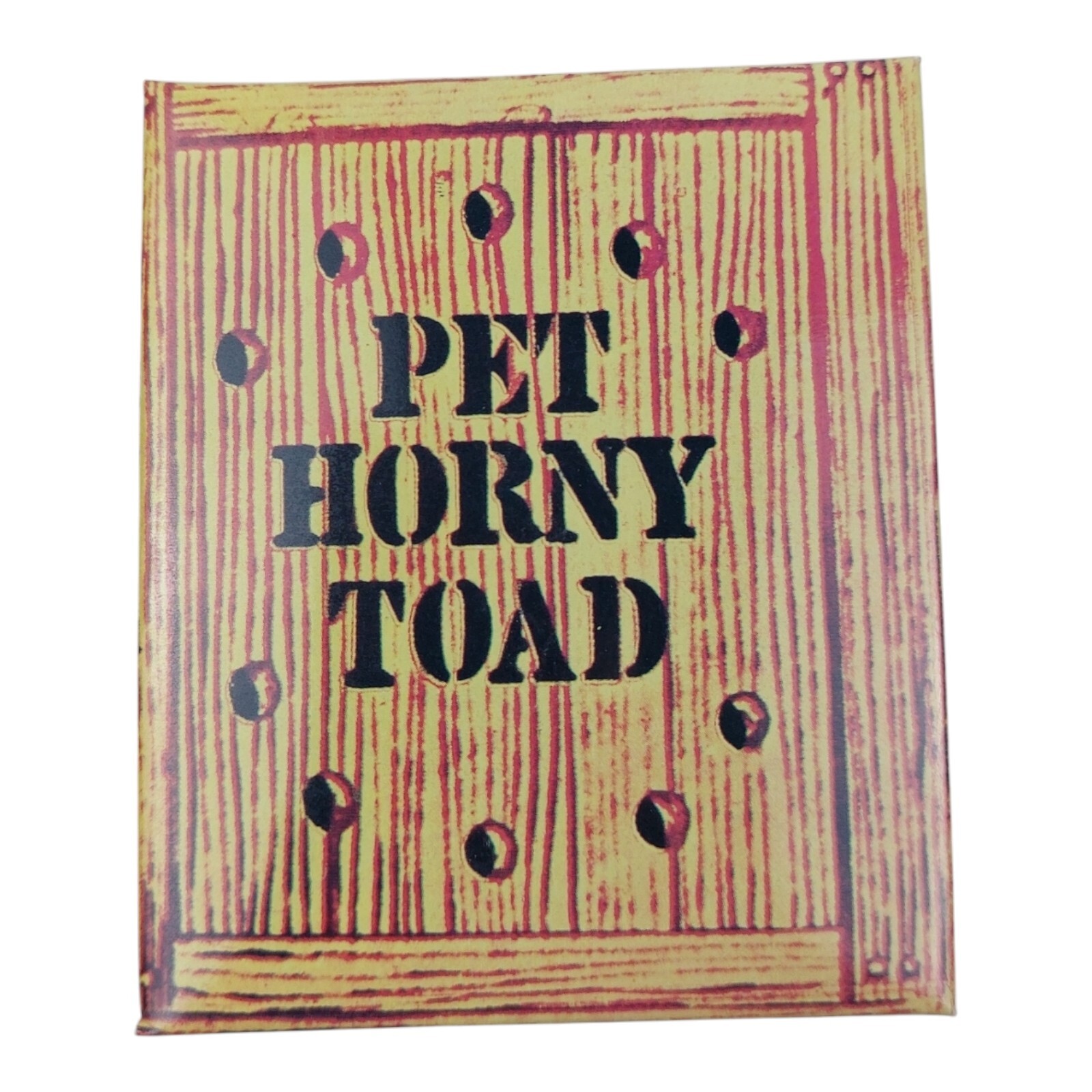 Vintage Pet Horny Toad With Original Box Gag Gift White Elephant NOS Vintage Pet Horny Toad With Original Box Gag Gift White Elephant NOS