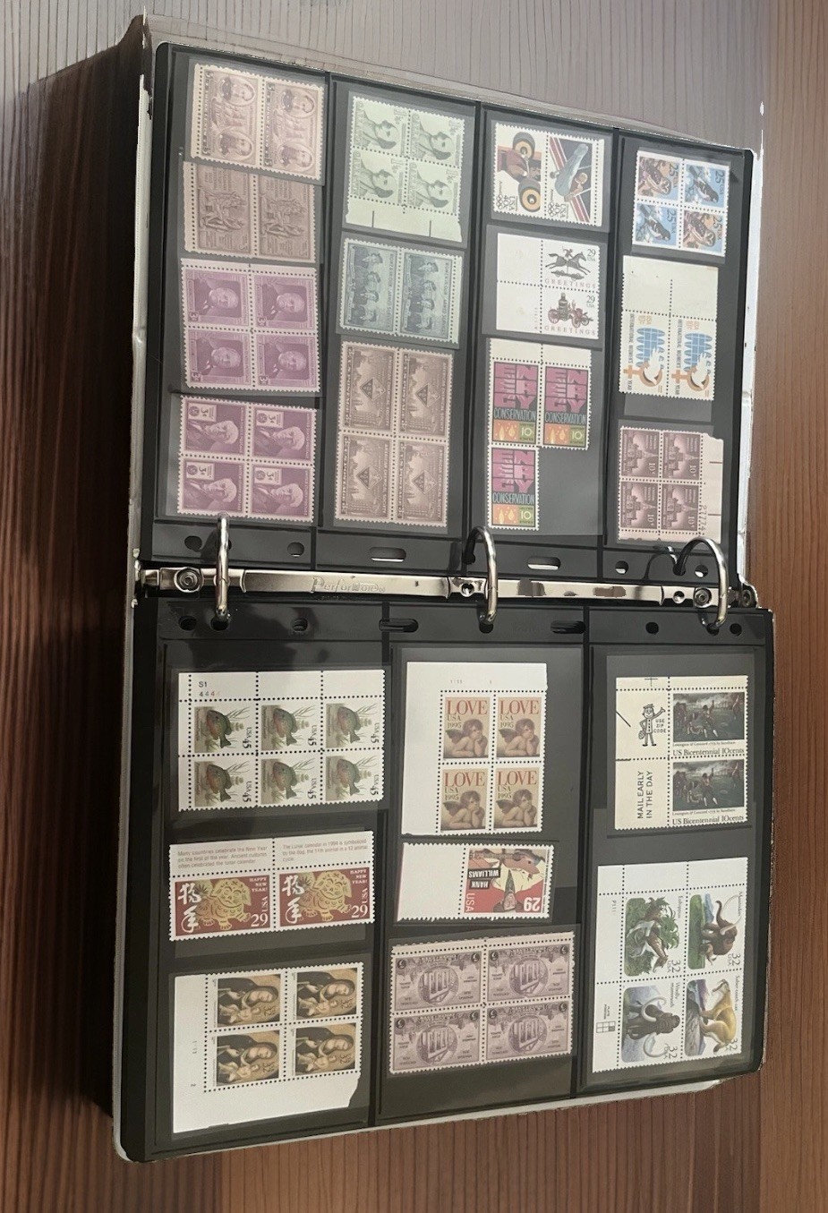 US COLLECTION MINT BLOCKS & SINGLES 2000+ STAMPS STOCK SHEETS BINDER 1860-1990s