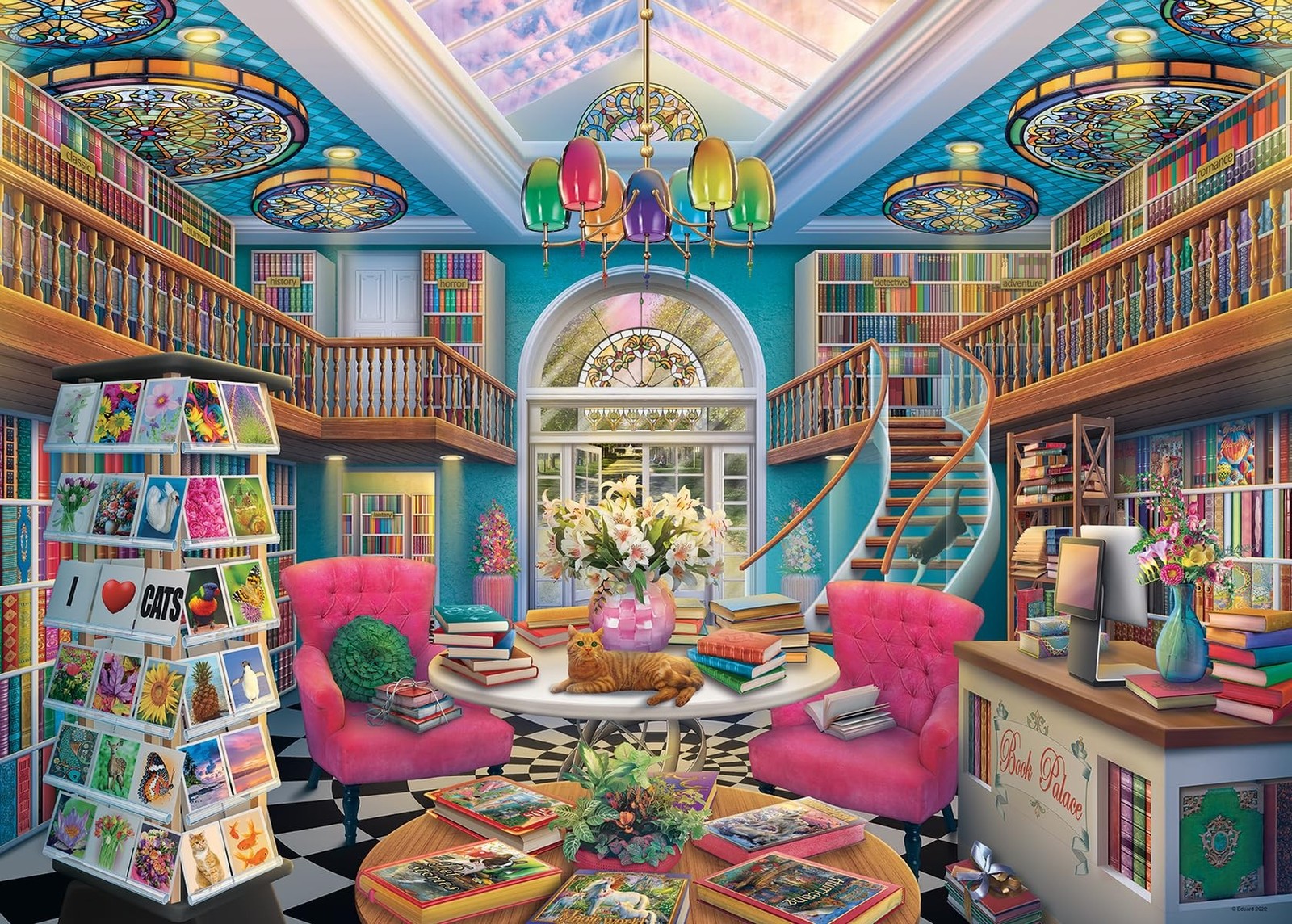 Ravensburger The Book Palace 1000 Piece Jigsaw Puzzle for Adults 12000167 Ravensburger The Book Palace 1000 Piece Jigsaw Puzzle for Adults 12000167