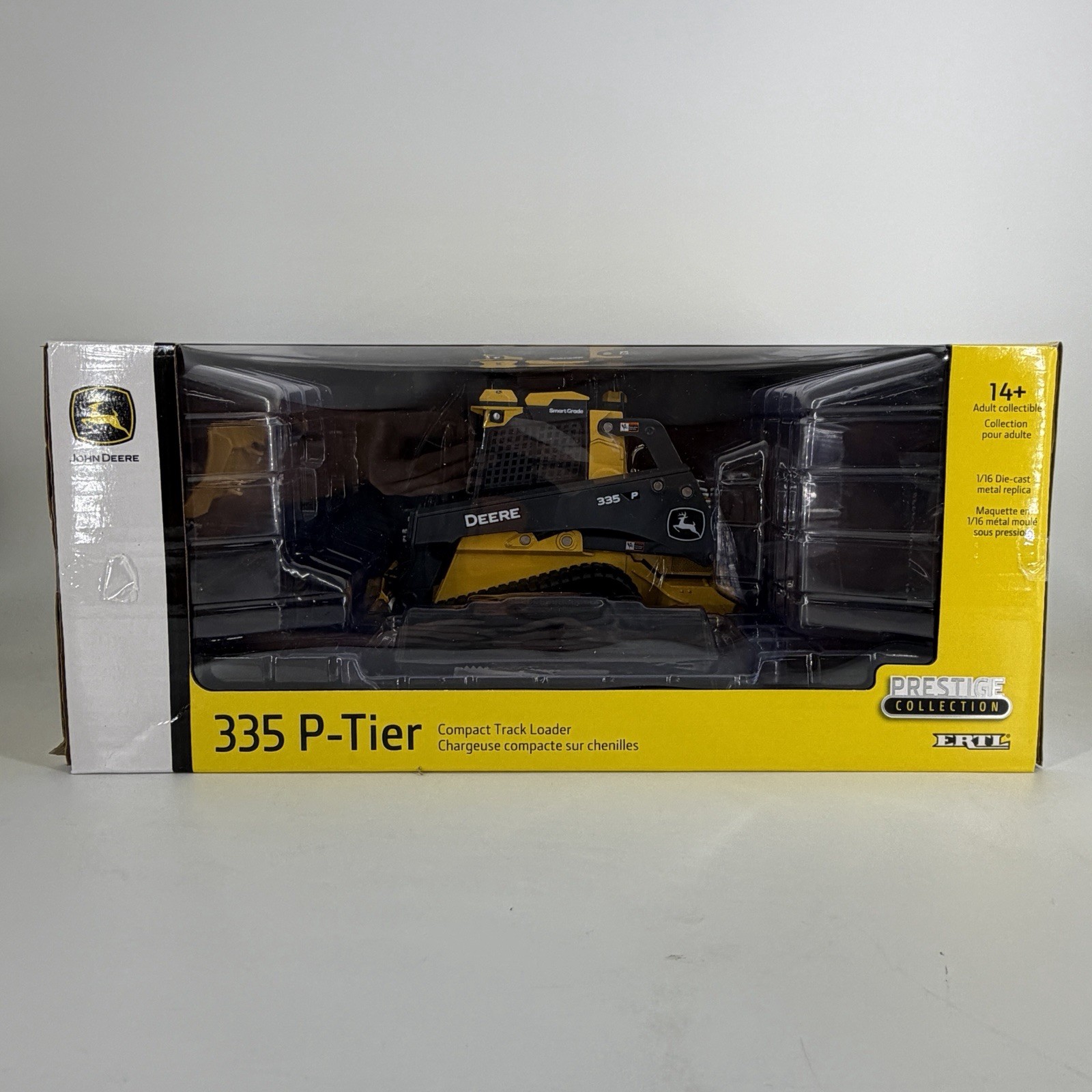 NEW John Deere ERTL 1/16 335 P Tier Tracked Skid Steer Die Cast Replica- LP84536