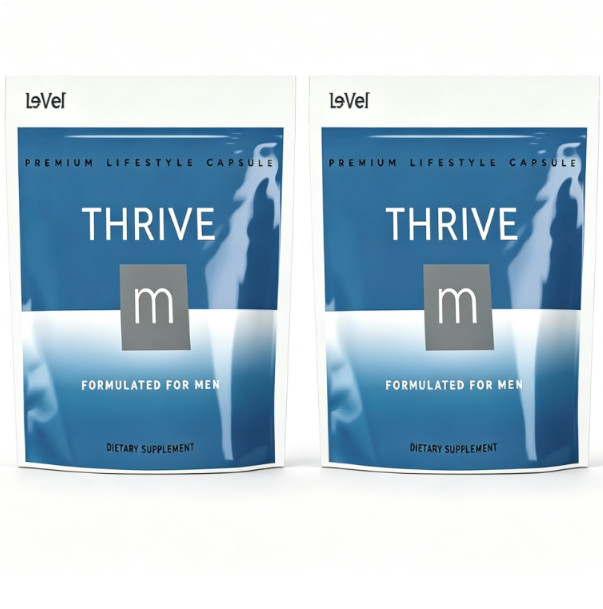 2PCS Le-Vel Thrive M Vitamins for Men Capsule Dietary Supplement 60 Capsules