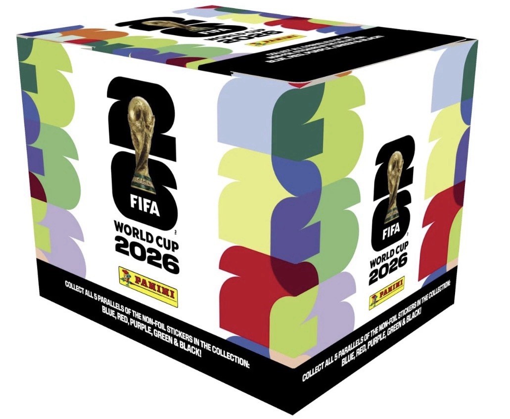 2026 Panini FIFA World Cup Sticker Collection Box – 50 Sticker Packs