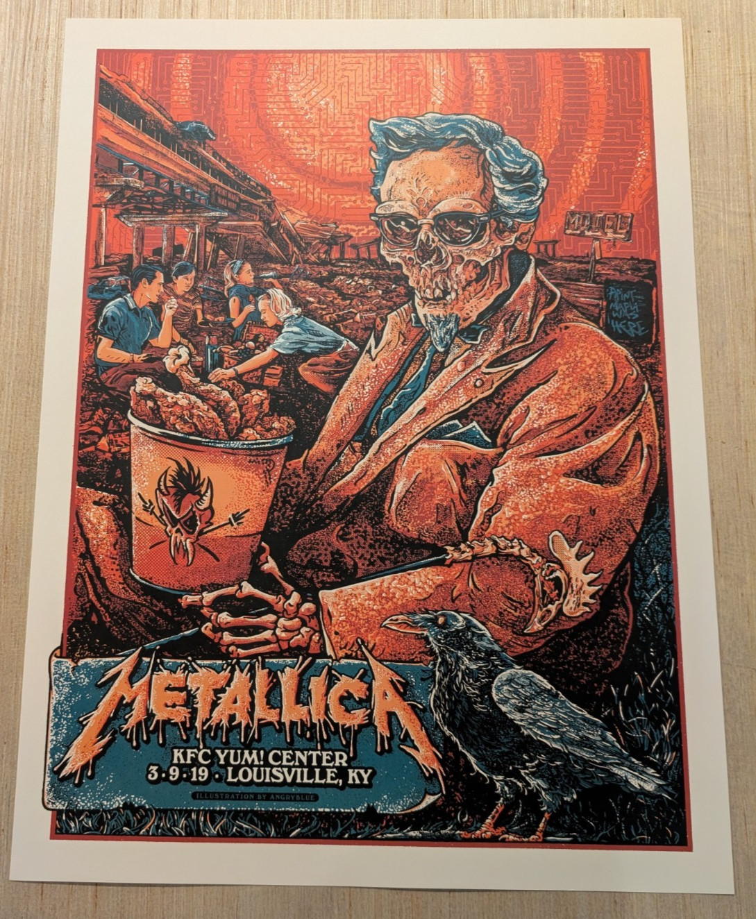 Metallica Louisville Kentucky Poster March 2019 24