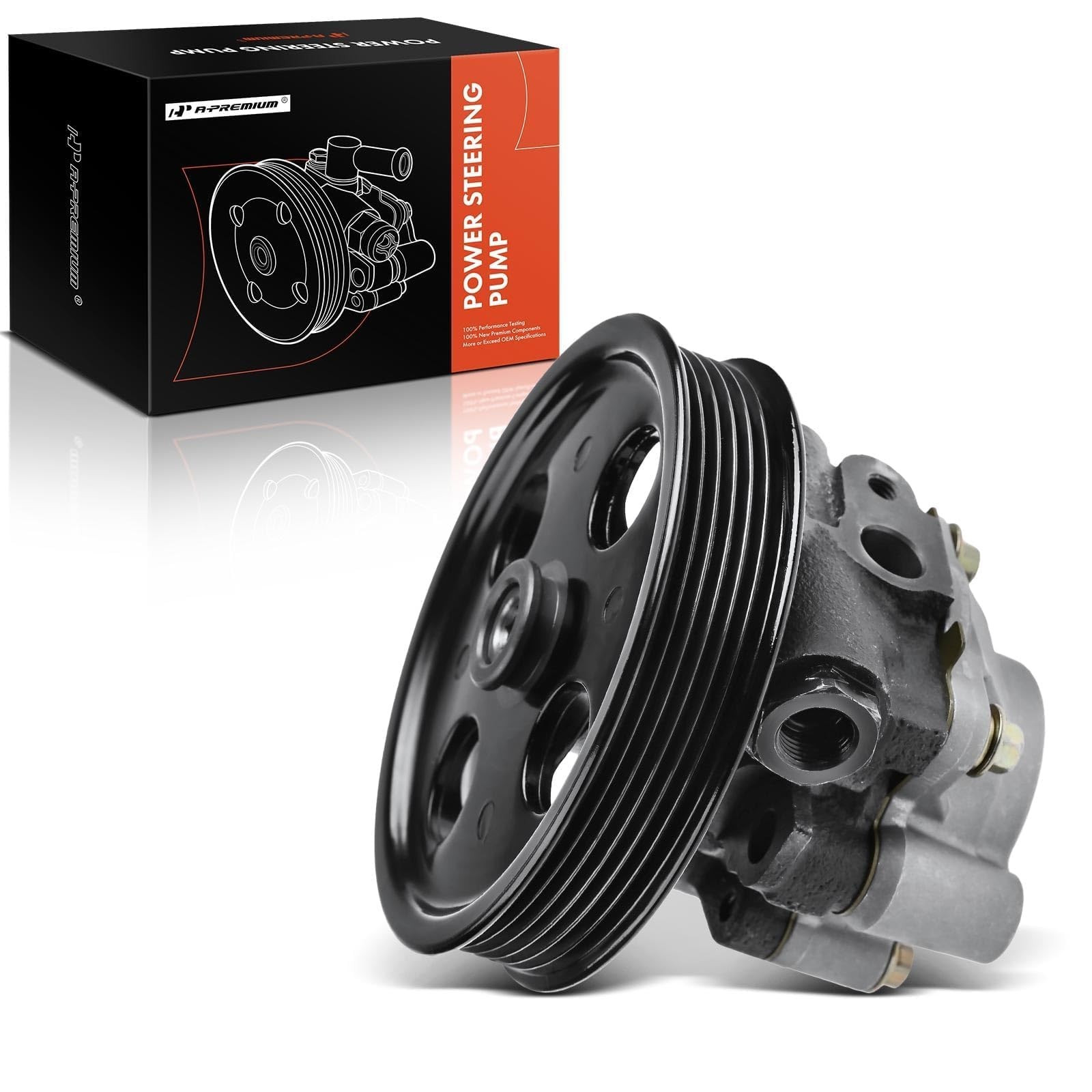 A-Premium Power Steering Pump, Pulley, Compatible Dodge