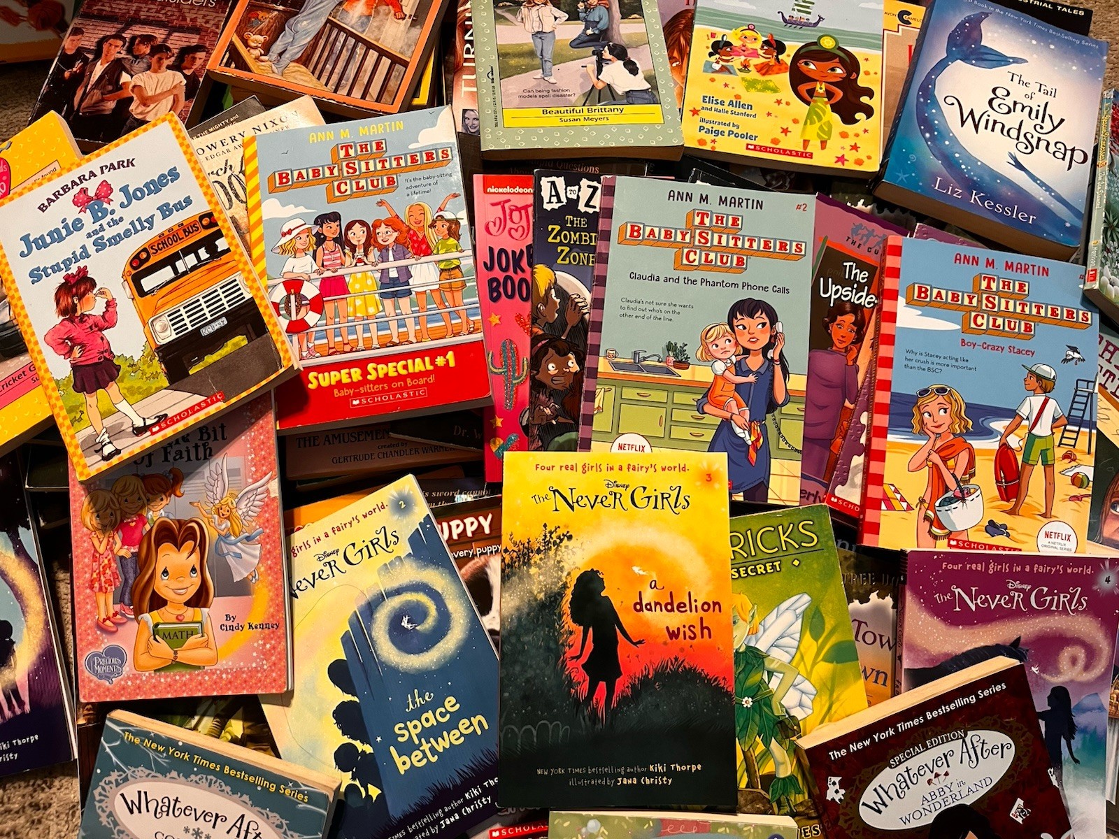 Bulk/Huge Lot of 100 Children's Kids Chapter Books - Random - 