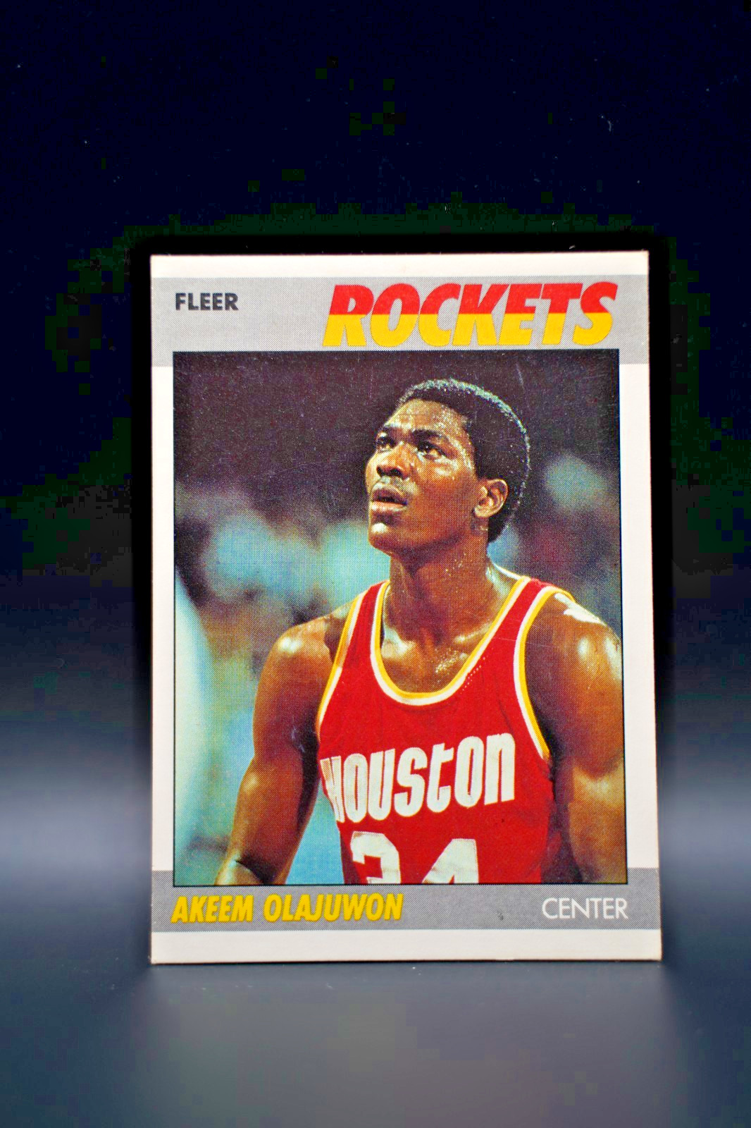 1987-88 Fleer - Akeem Hakeem Olajuwon #80