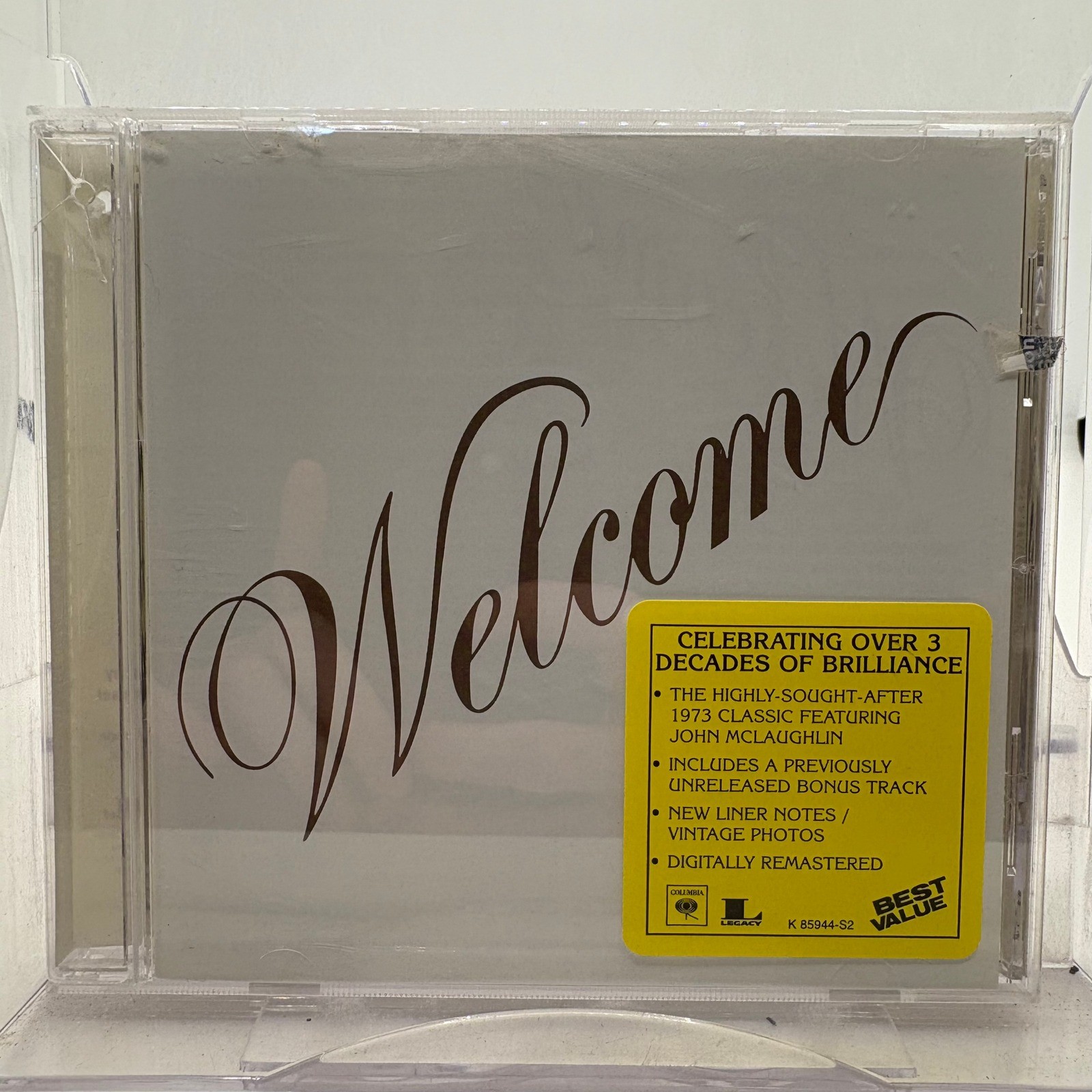 Santana Welcome CD 2003 Remastered Legacy Edition Bonus Track K 85944-S2