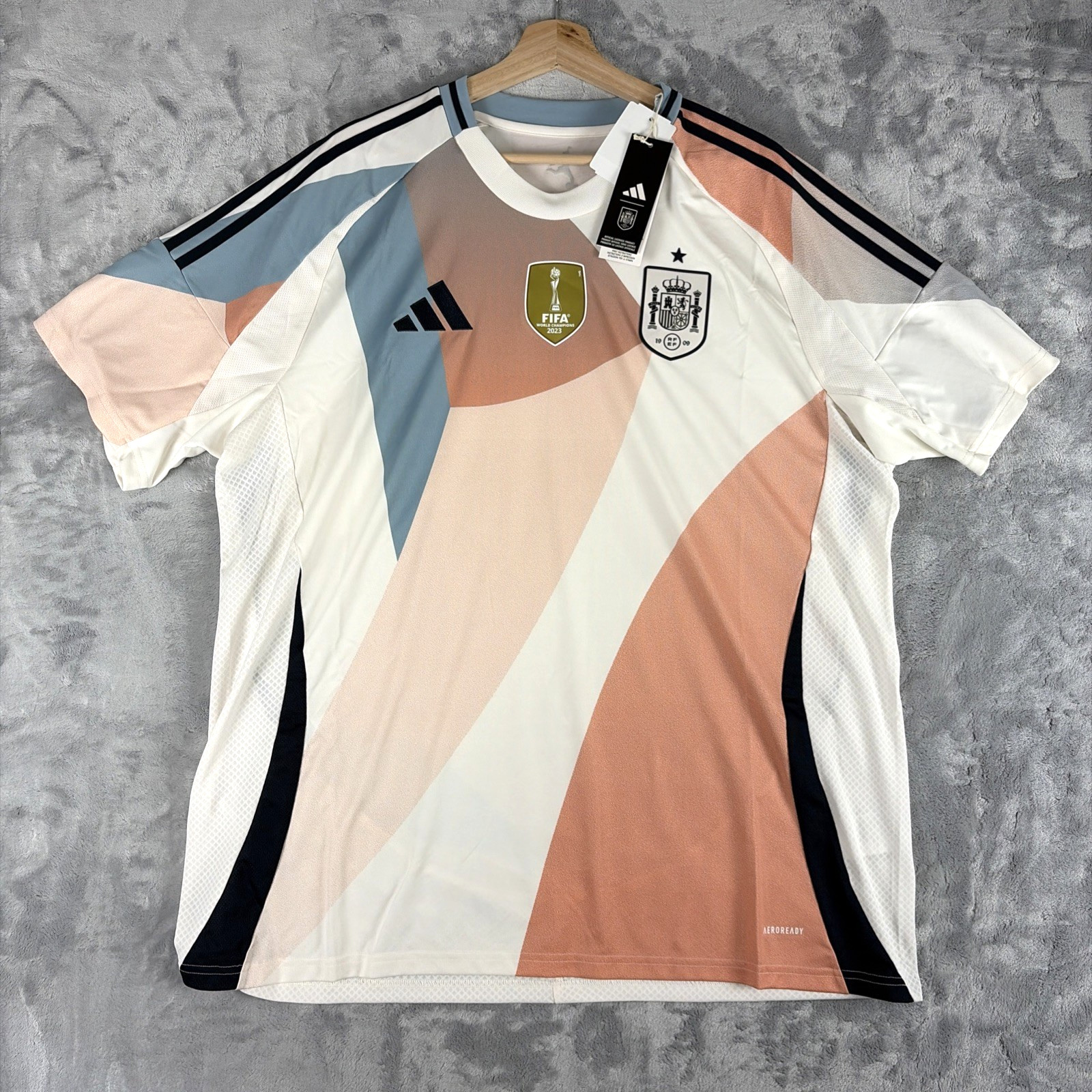 adidas Aeroready Spain Women\'s Team Away Jersey Men\'s Size 2XL  NWT