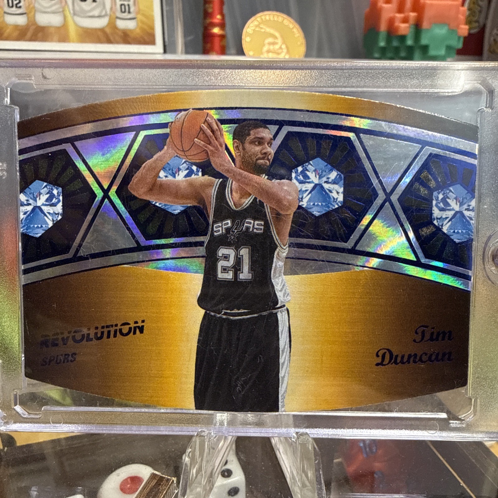 Tim Duncan - 🔥1/25🔥 2024 Panini Revolution Ring Bearers INFINITE-SSP-DIE CUT