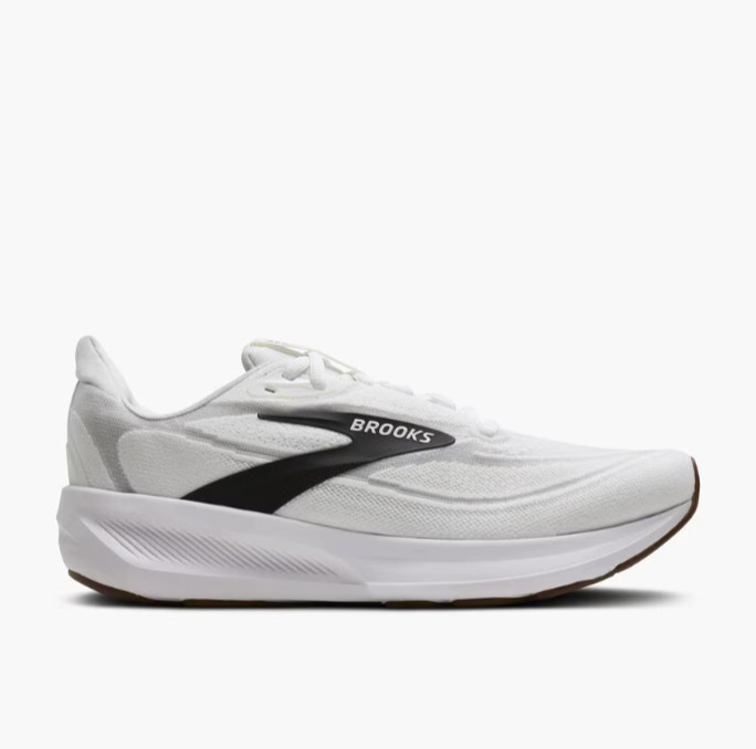 Brooks Revel 9 Men's Running Shoes White Grey Black Breathable Cushioned Sneaker