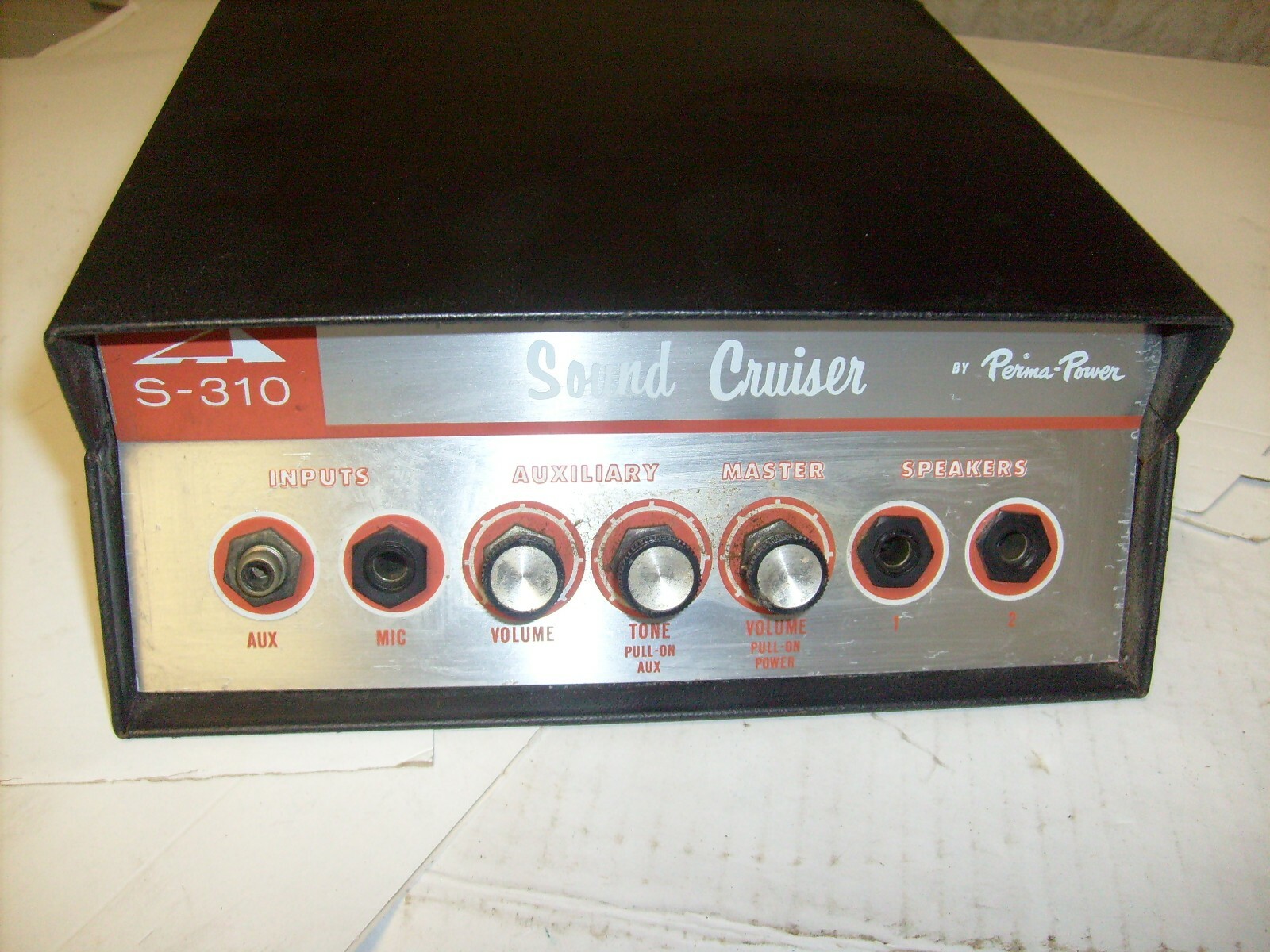 Ampli-Vox Sound Cruiser S-310 by Perma Power for Rat Hot Rod , movie prop 1965