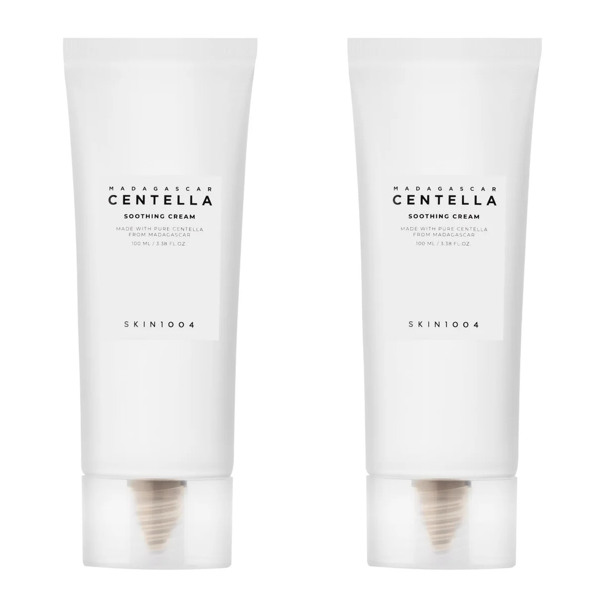 SKIN1004 Madagascar Centella Soothing Cream 3.38 Fl Oz Each - NWOB - 2 Pack