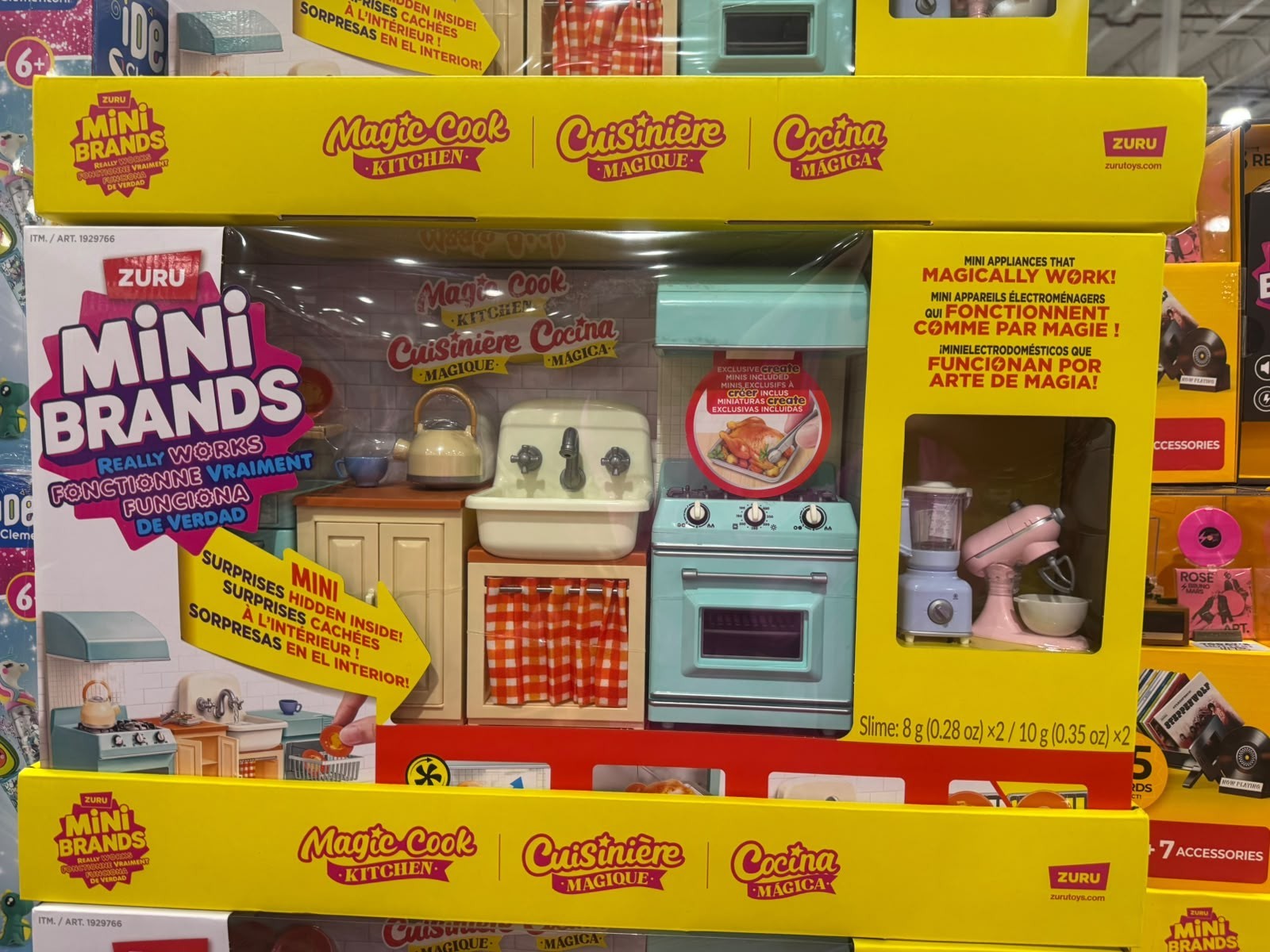 ZURU Mini Brands Magic Cook Kitchen Playset With Bonus Appliances ZURU Mini Brands Magic Cook Kitchen Playset With Bonus Appliances