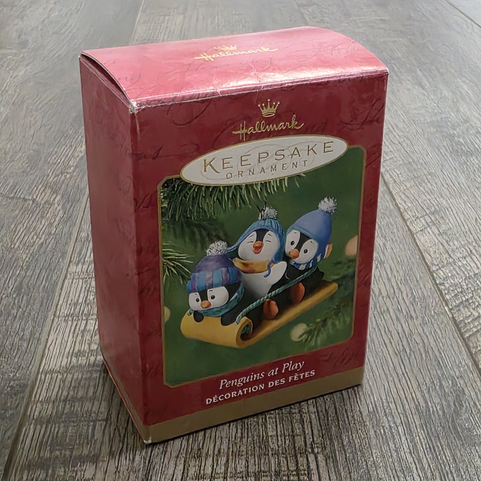 2001 Hallmark Keepsake Ornament Penguins At Play 2001 Hallmark Keepsake Ornament Penguins At Play