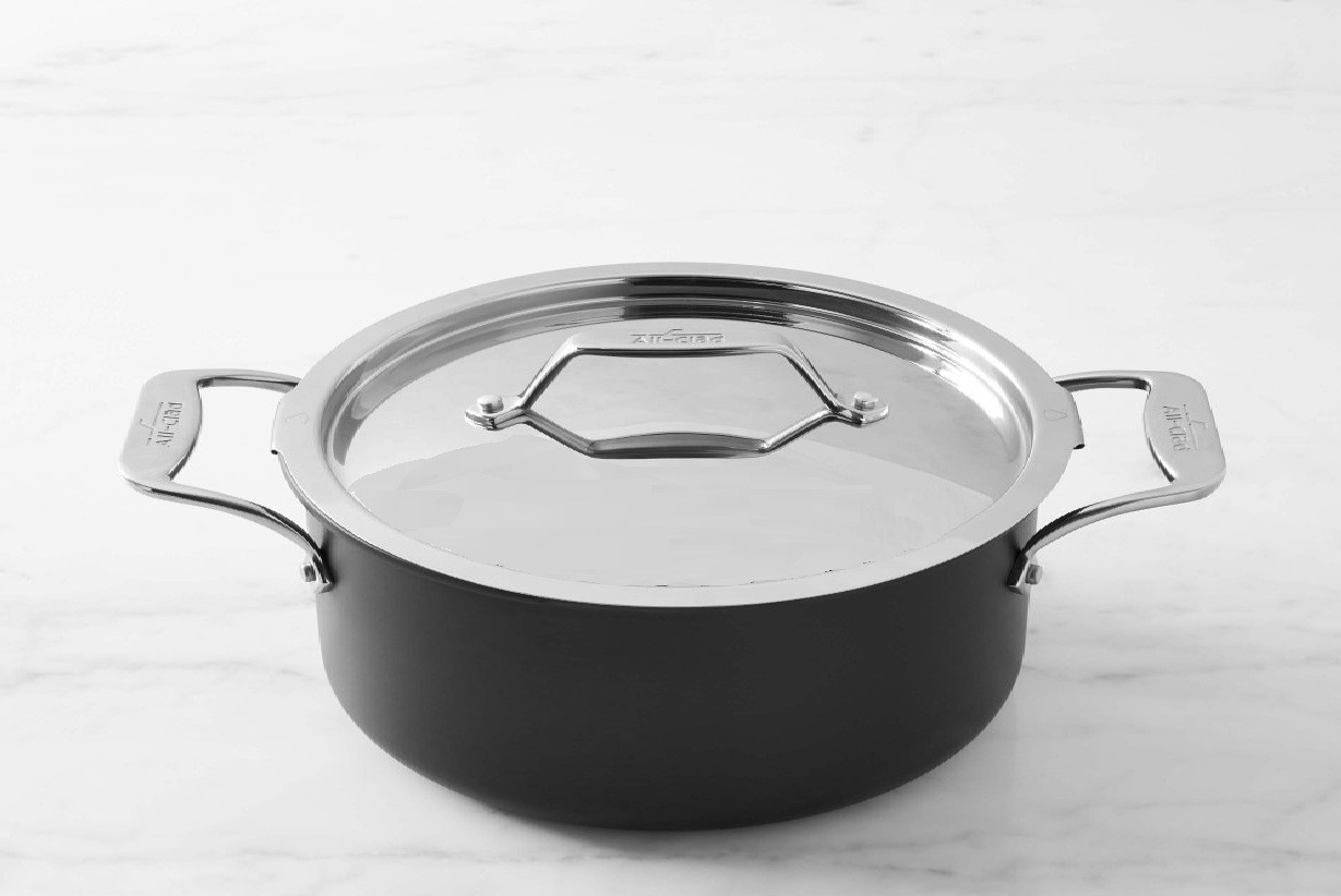 All-Clad HA1 Curated Hard-Anodized Nonstick  4-qt. lidded sauteuse