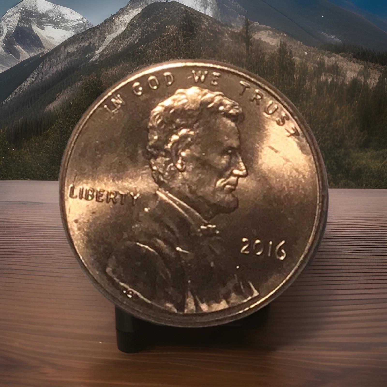 2016 P Lincoln Shield Cent OBW/UNC With 2016 P Lincoln Shield Cent OBW/UNC With