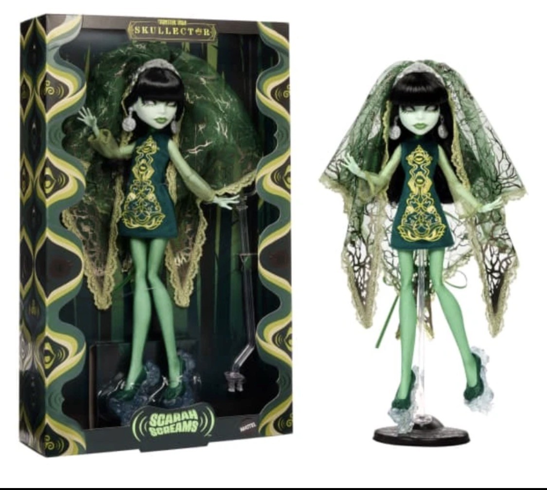 Monster High Scarah Screams Skullector Doll NRFB new in box
