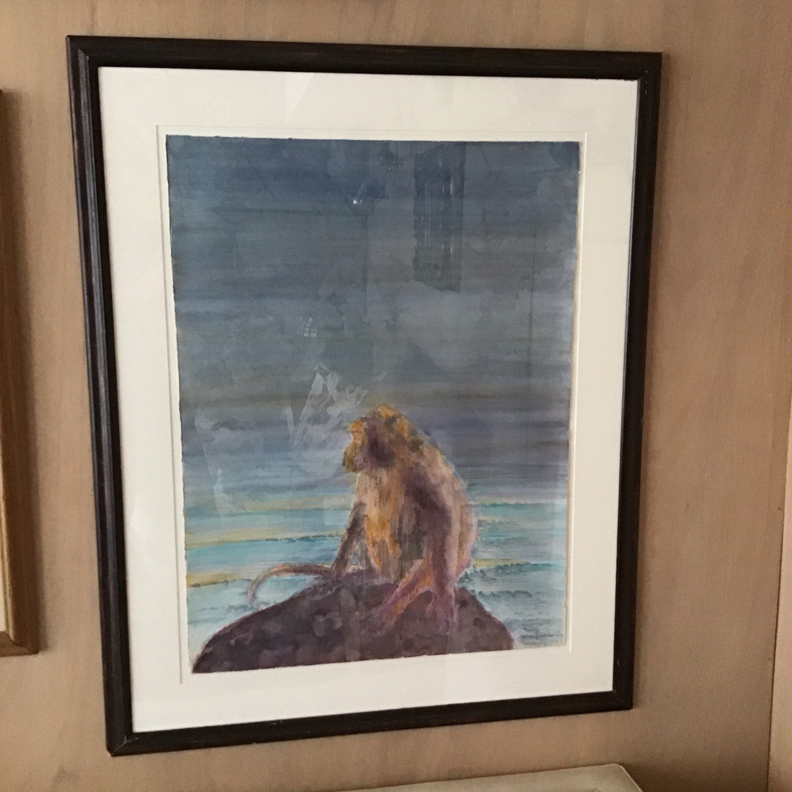 Beautiful Original Arthur Okamura Painting 1992 (local pickup only, NO shipping)