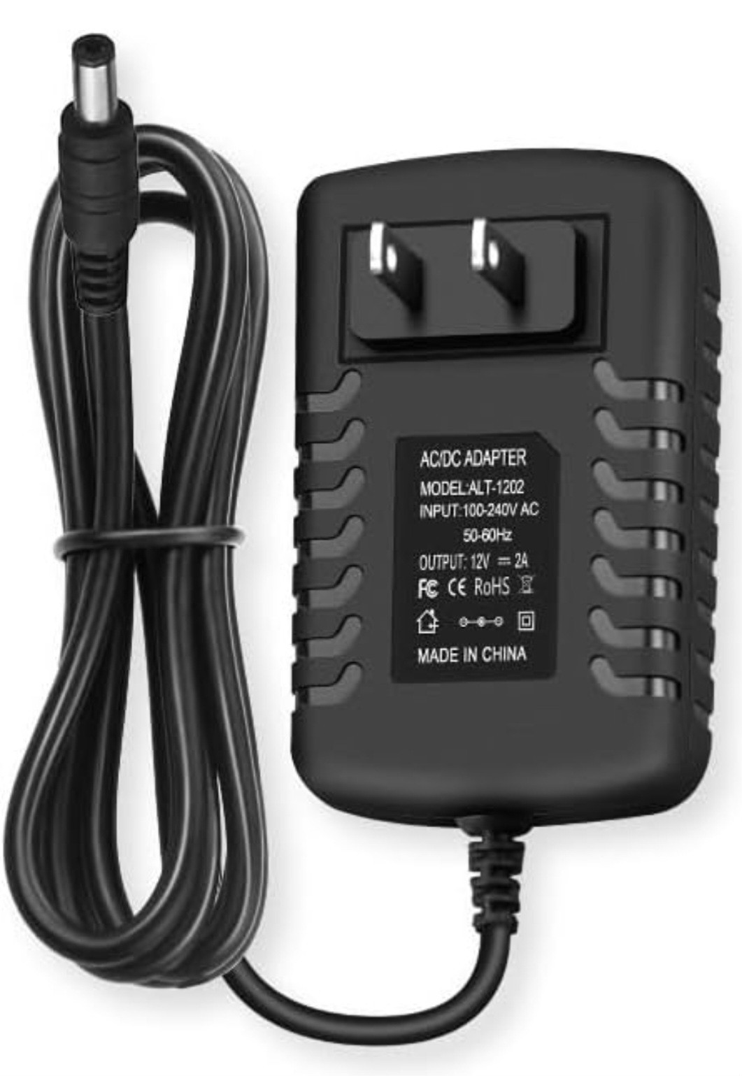 24V DC Power Supply 1A Universal AC Adapter, 100-240 50/60Hz to 24 Volts 1Amp