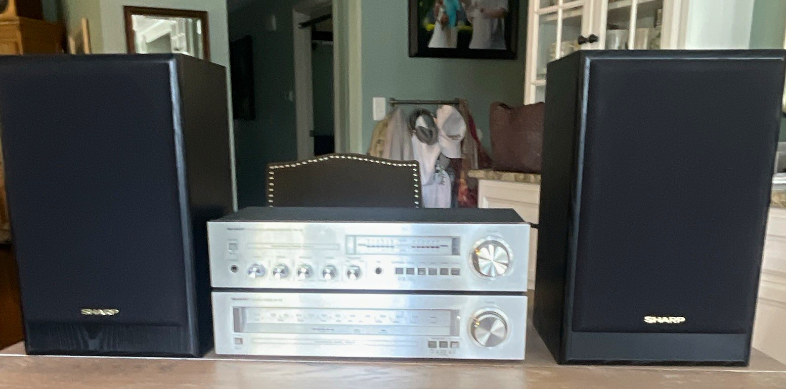 Sharp amplifier and receiver CP-1350P Speakers Pair 2.0 Wired Black 120W 8 Ohm Sharp amplifier and receiver CP-1350P Speakers Pair 2.0 Wired Black 120W 8 Ohm
