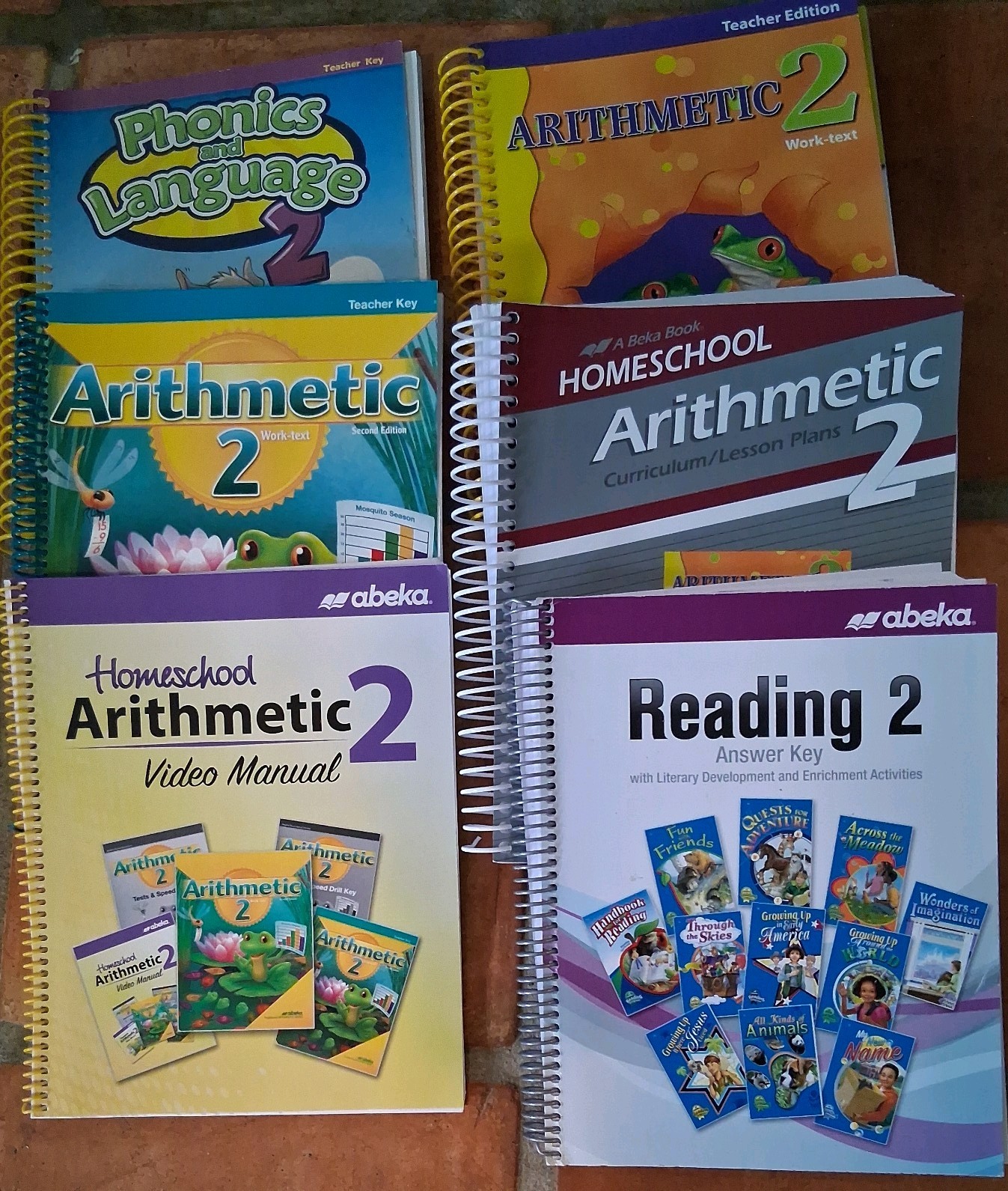 Abeka 2nd Grade Mix Lot Of 7 Books see pictures for subjects Abeka 2nd Grade Mix Lot Of 7 Books see pictures for subjects