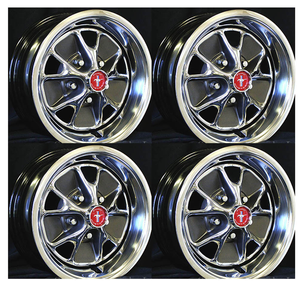 NEW 1965- 67 F0rd MustangG Style Steel GT Wheels 14\