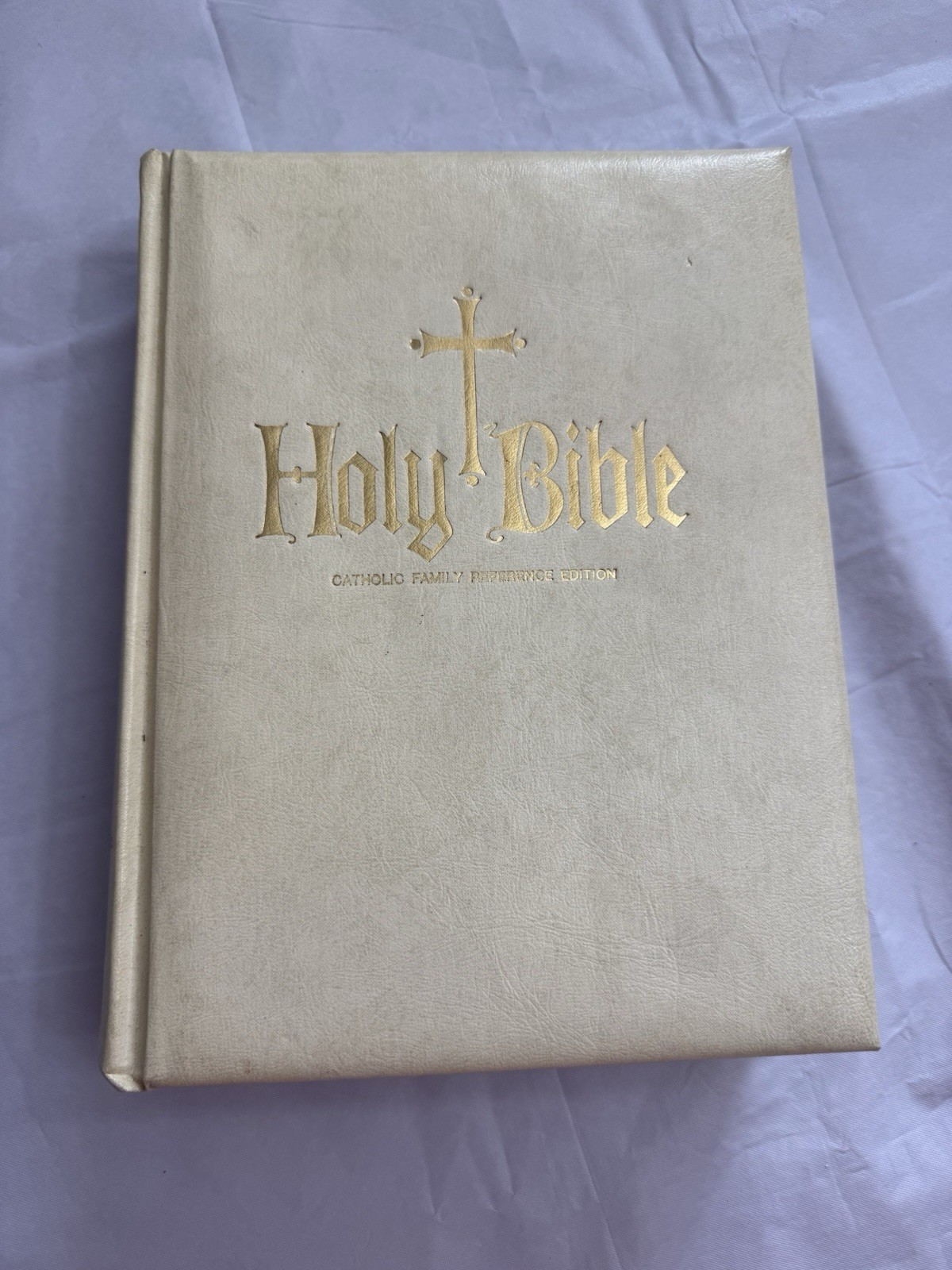 Vintage 1971 Holy Bible Catholic Family Reference Edition New American Bible