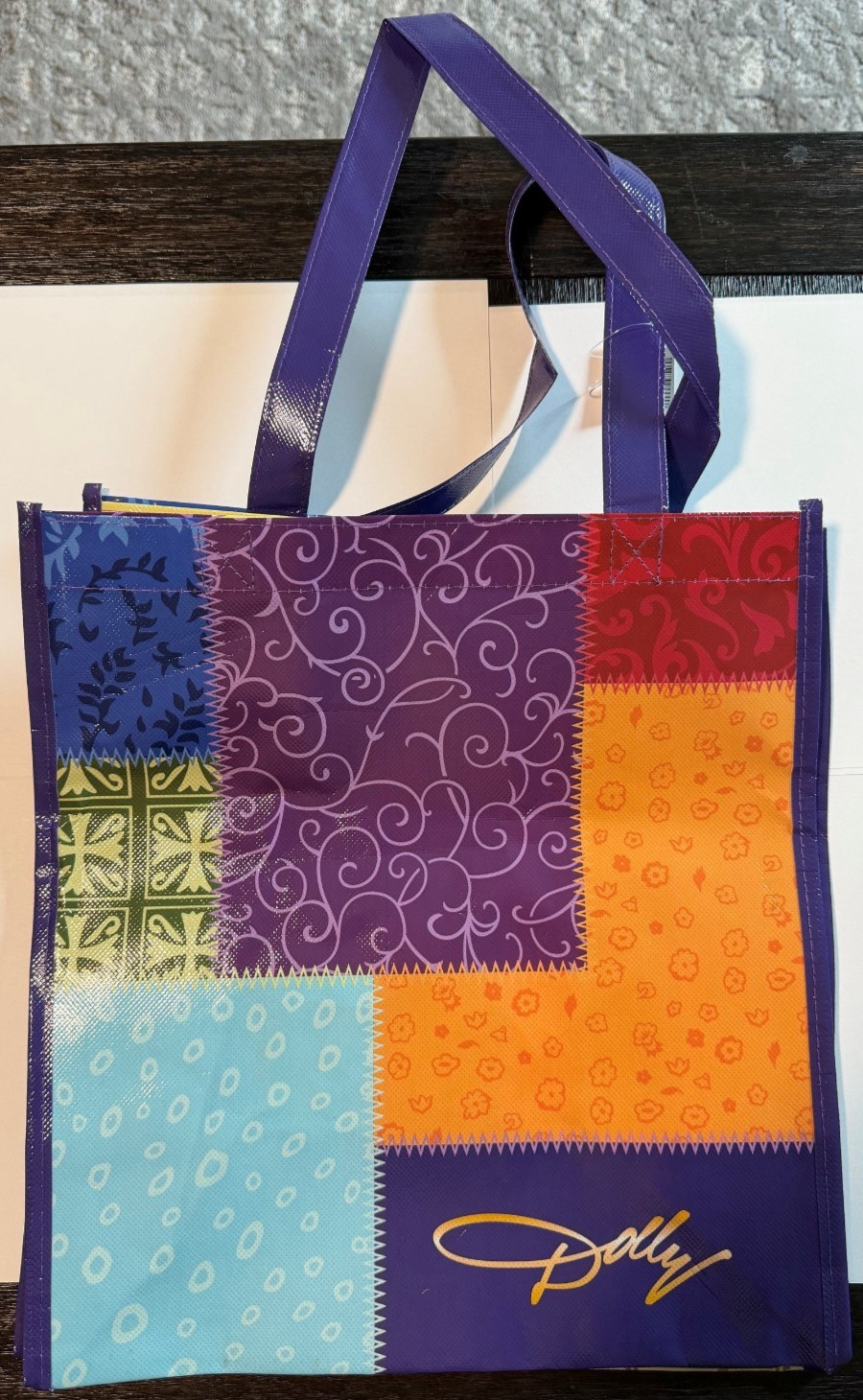 NEW 2026 Dolly Parton’s Coat of Many Colors Shopping Bag - Reusable Tote Bag