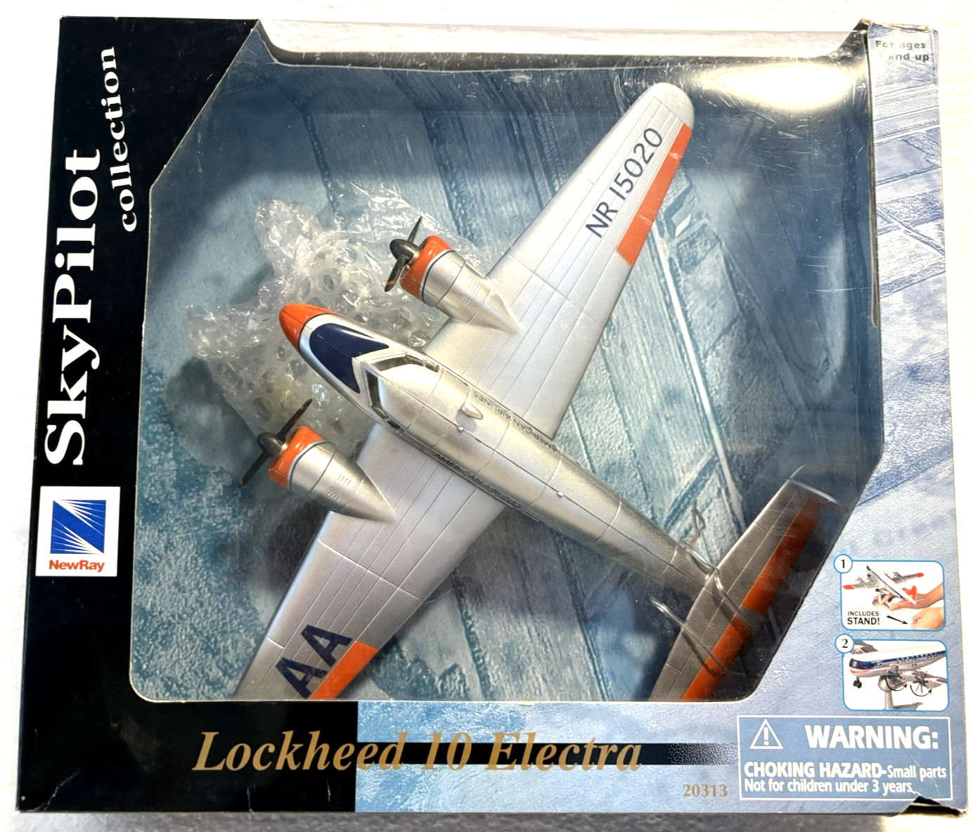 2001 Sky Pilot Collection American Airlines 1:60 Lockheed 10 Electra #20313 2001 Sky Pilot Collection American Airlines 1:60 Lockheed 10 Electra #20313