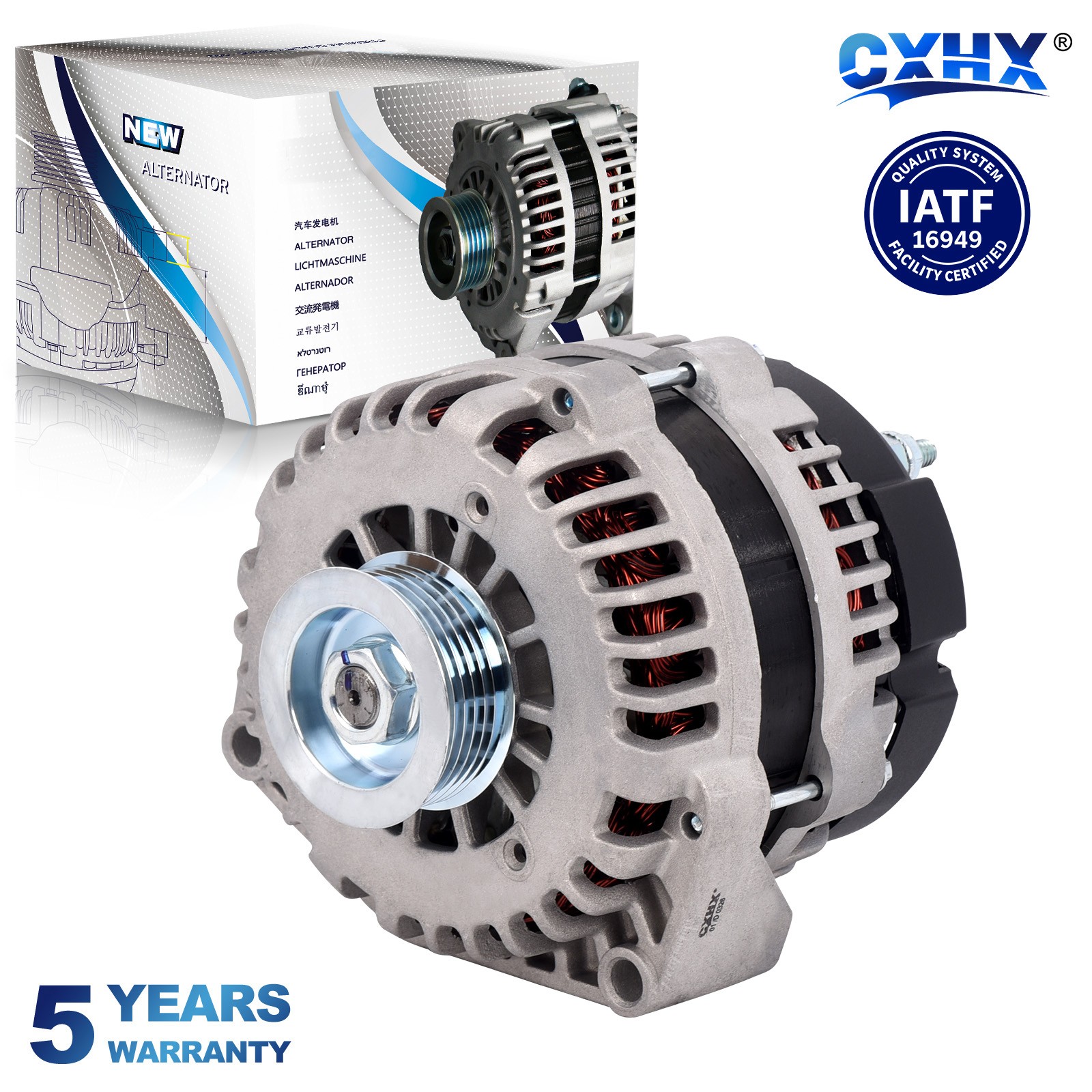 Alternator 8301N For GMC Yukon Sierra 1500 Sierra 2500 HD Sierra 3500 HD 2007-14