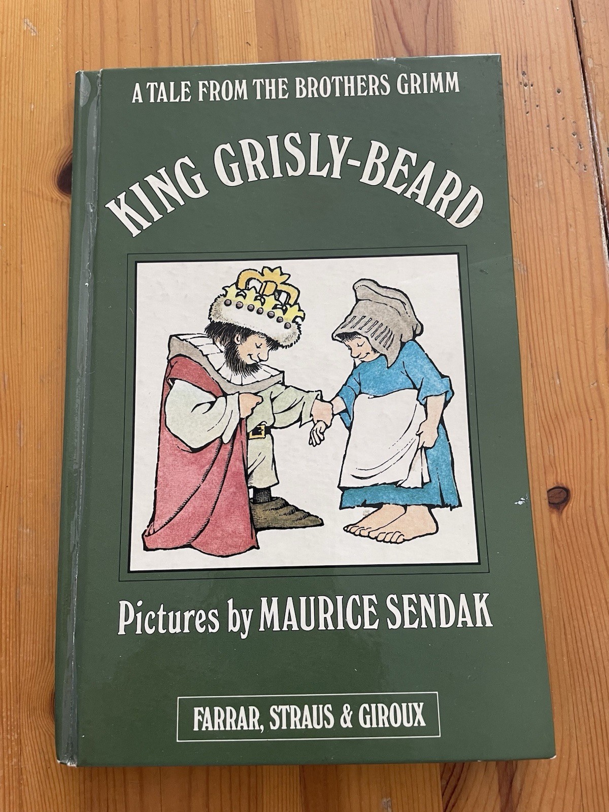Vintage 1973 Book King Grisly-Beard A Tale from Brothers Grimm SENDAK 1st Ed HB