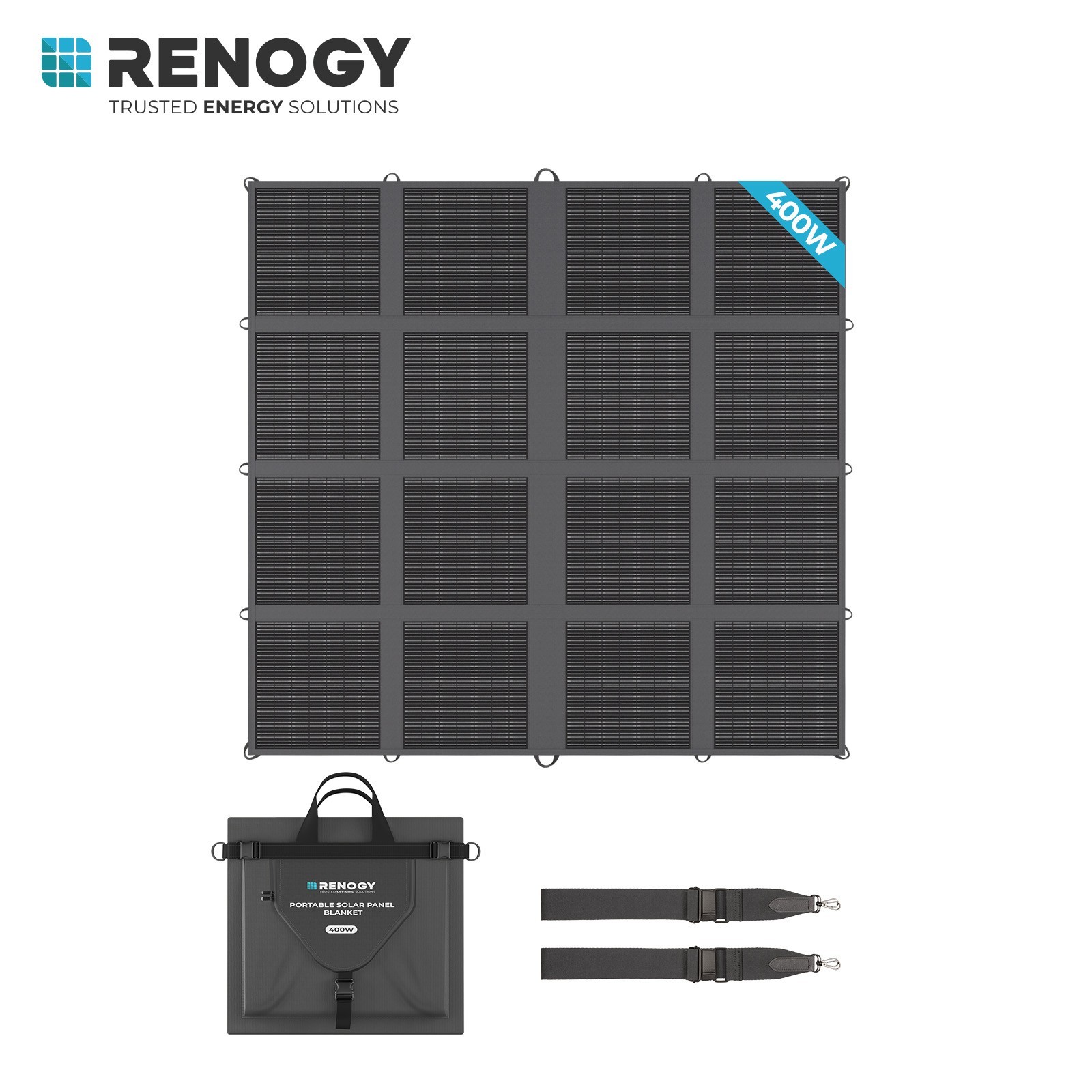 Renogy 200W 400W Solar Panel Blanket Portable Solar Suitcase Foldable Solar Pane