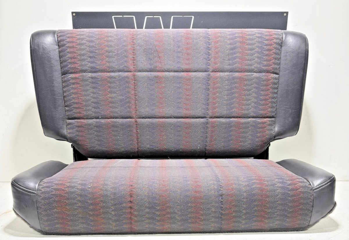 Pueblo Aztec AGATE Gray Backseat Rear Seat Fold N Tumble 97-02 Jeep TJ Wrangler