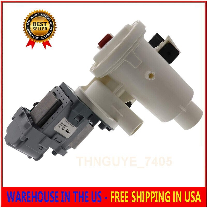 Washer Drain Pump- Whirlpool Duet GHW9100LW GHW9300PW Maytag 4000 Kenmore HE3T