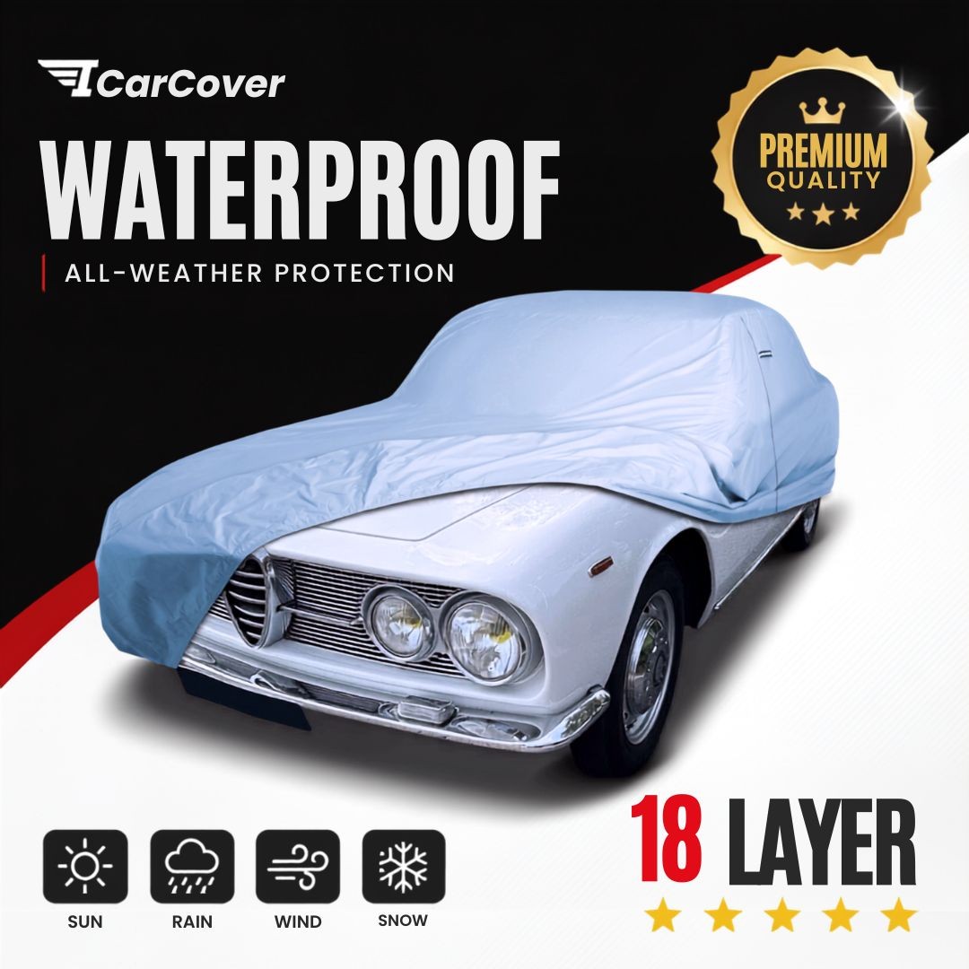 Alfa Romeo 2600 Spider Sprint 1962-1966 Custom Fit Waterproof Car Cover 18 Layer