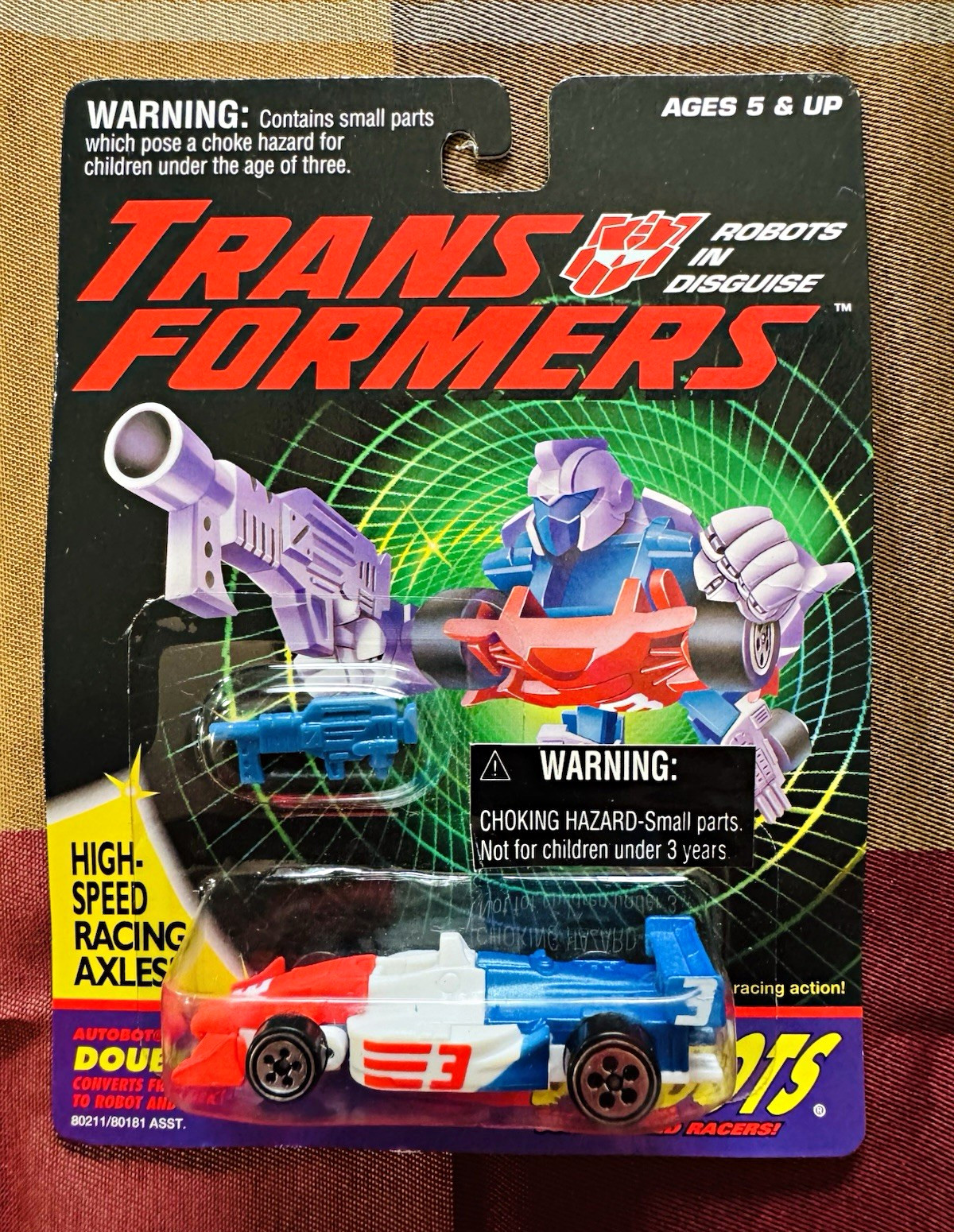 Transformers G2 Go-Bots Double Clutch Autobot Super Speed Racer Vintage 1986 NIB