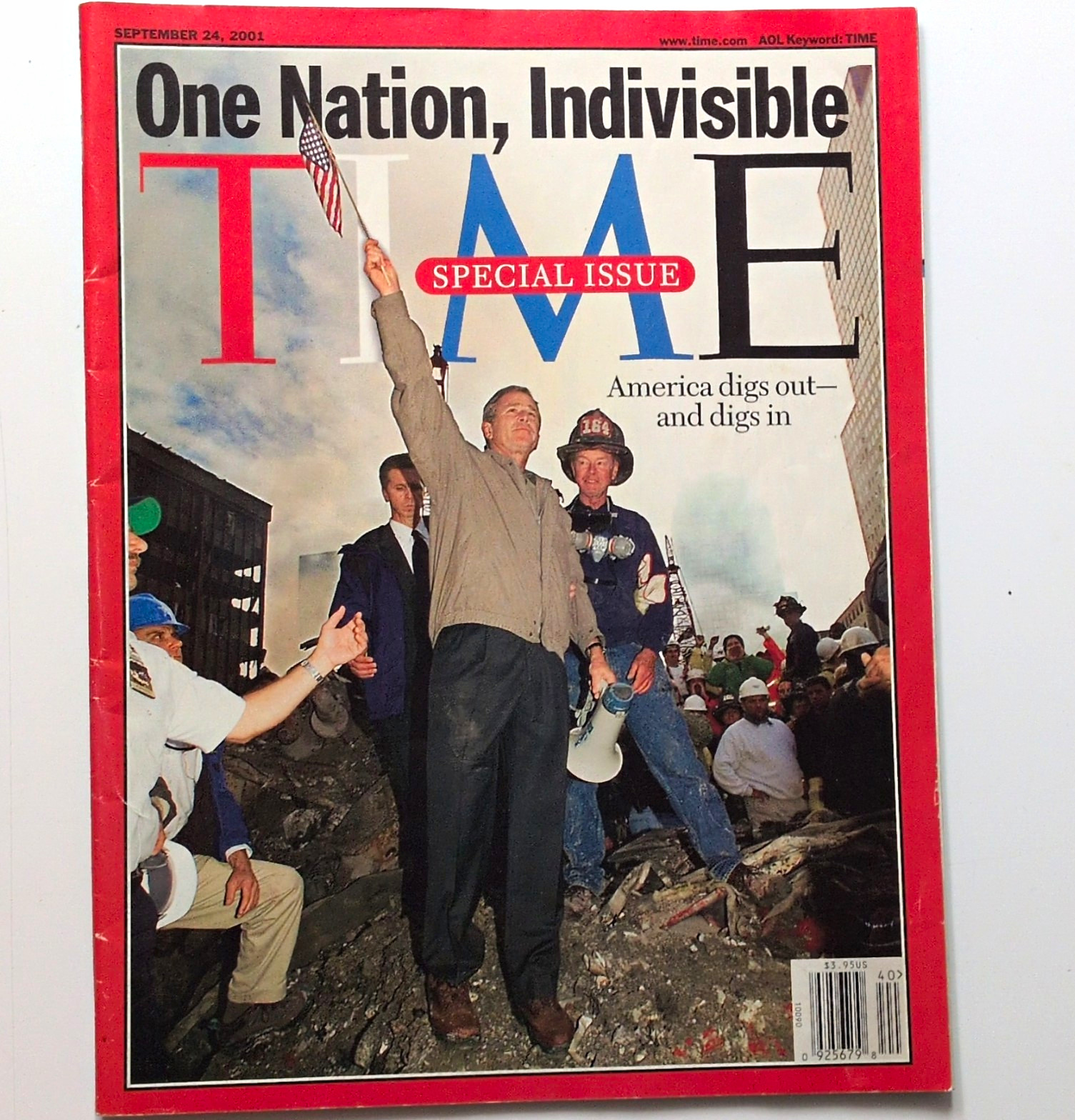 Time Magazine Special 9/11 Issue One Nation, Indivisible Sept 24, 2001