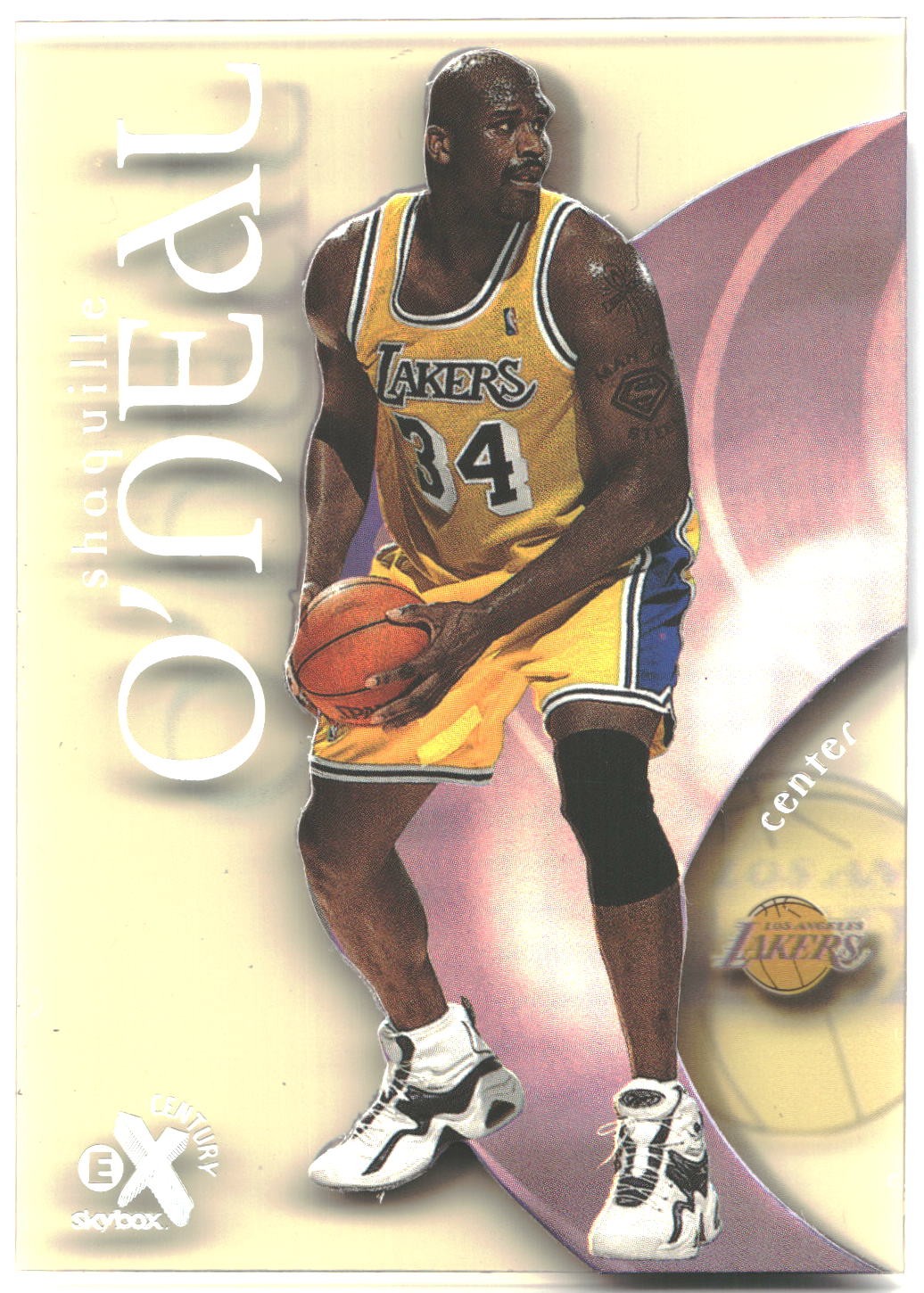1998-99 SkyBox E-X Century Shaquille O'Neal #14 Los Angeles Lakers