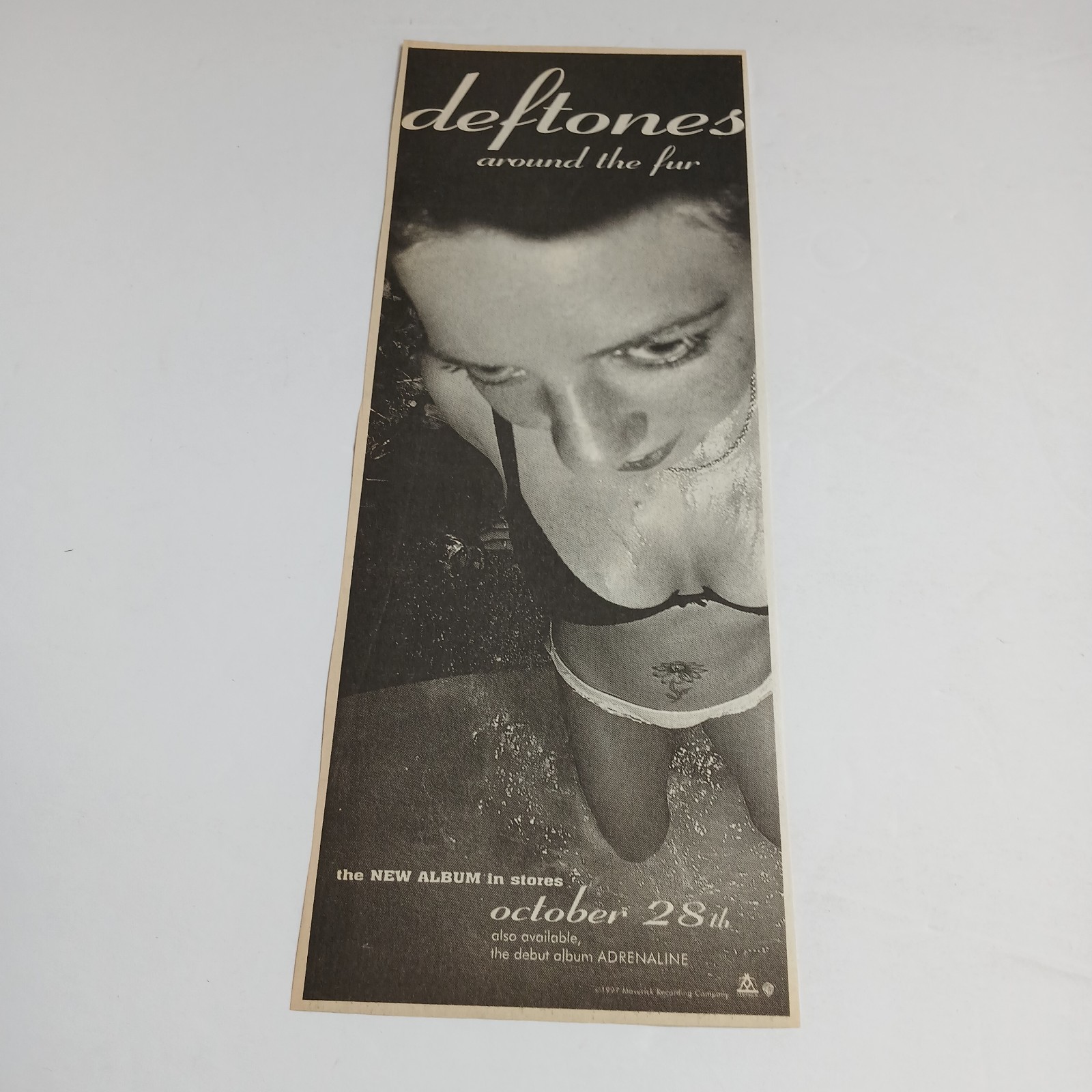 Deftones Around the Fur 1997 Vintage Magazine Ad Alternative Nu Metal Promo 90s