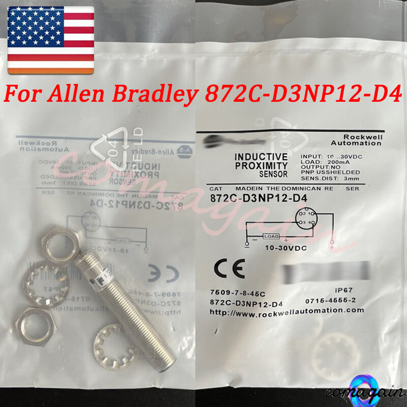 1x Proximity Switch Sensor For Allen Bradley 872C-D3NP12-D4 10~30V 2000mA