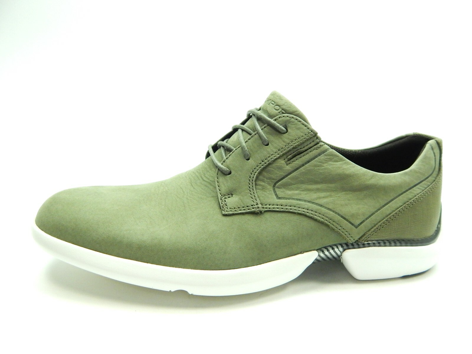 ROCKPORT MEN'S ADVANCE PLAIN TOE C10646 OLIVE SHOES