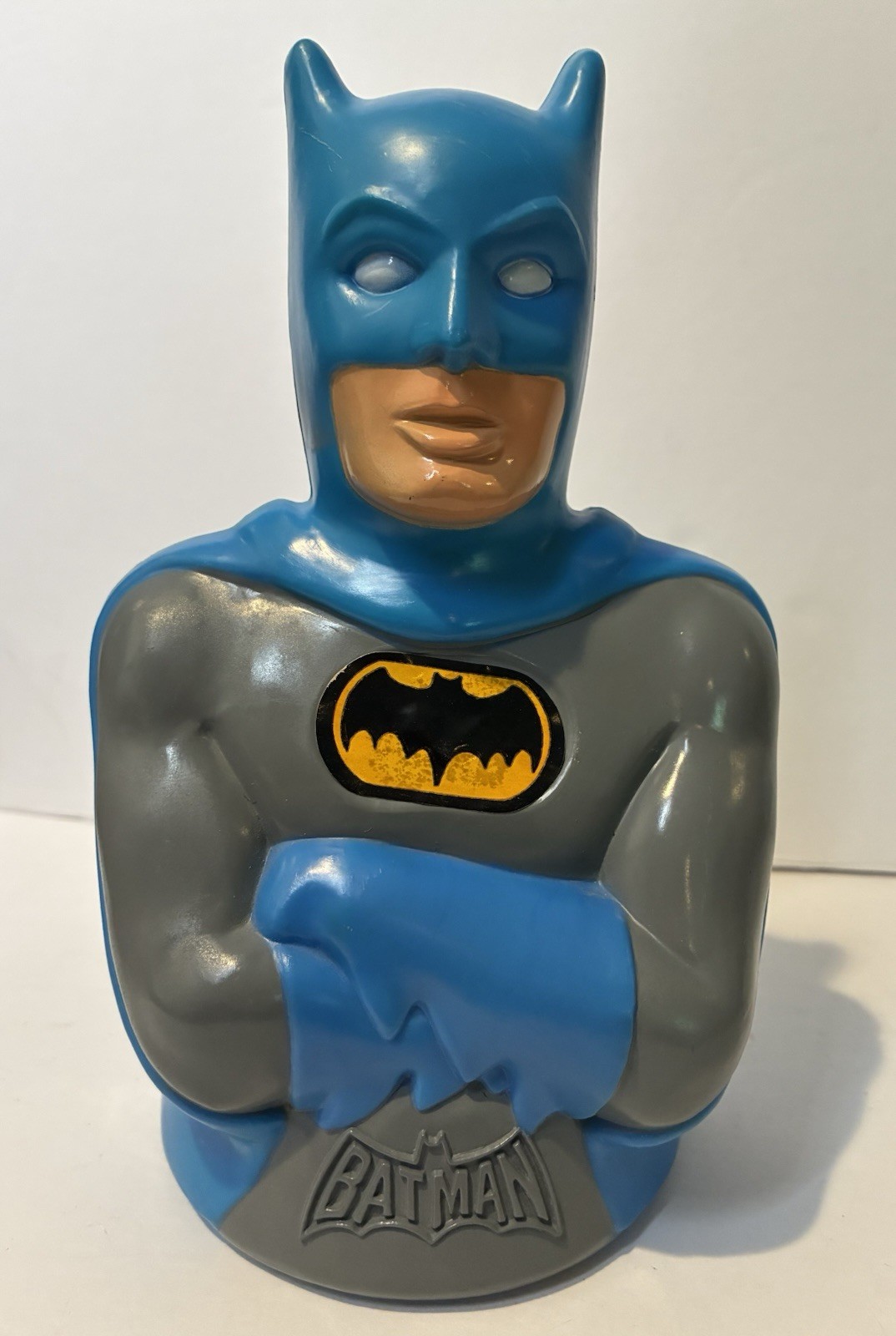 BATMAN MEGO Bank Original Vintage Piggybank 1974 DC Comics BATMAN MEGO Bank Original Vintage Piggybank 1974 DC Comics