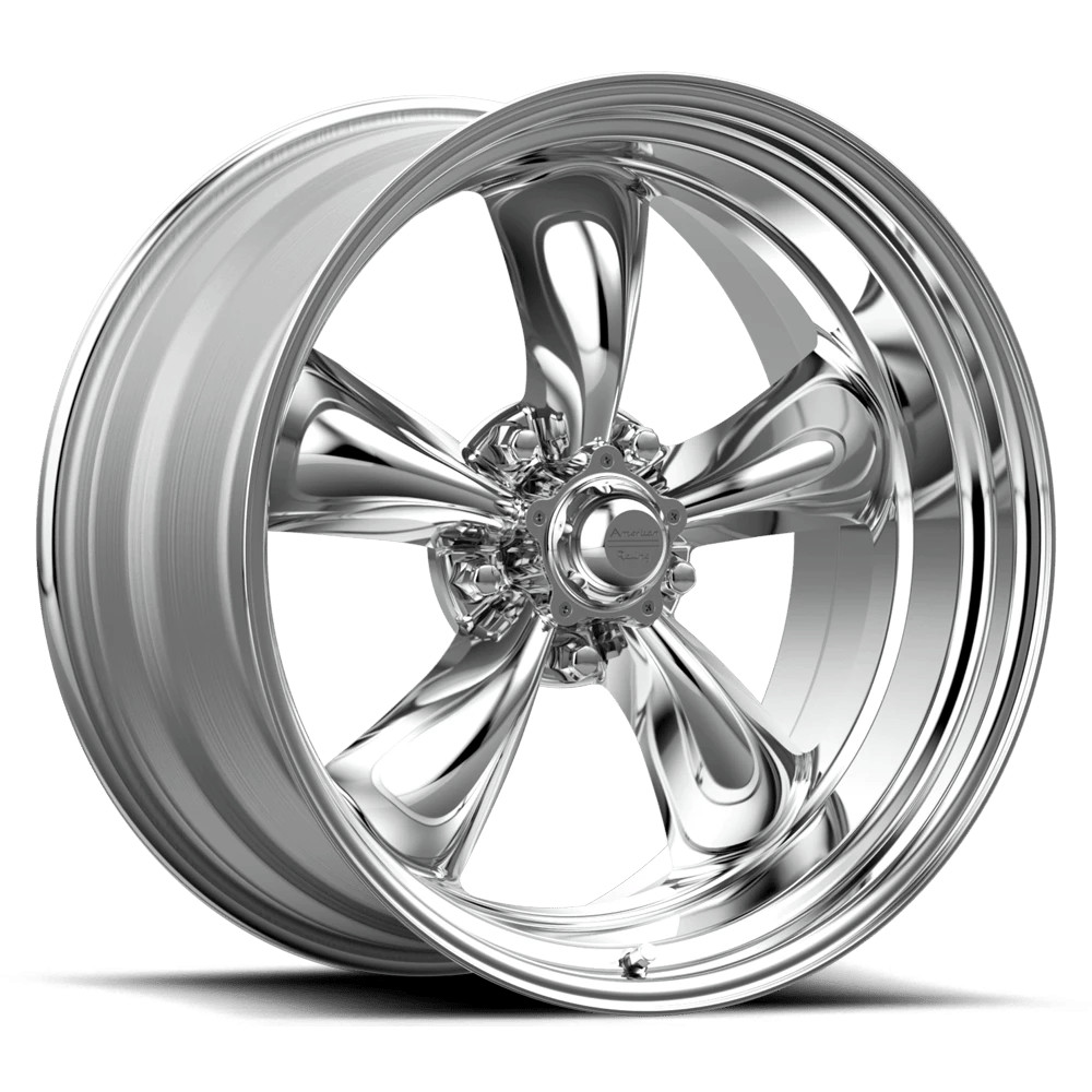 17x7 +0 American Racing Torq Thrust II 1 PC Polished 5x114.3 Wheel Rim (QTY 1)