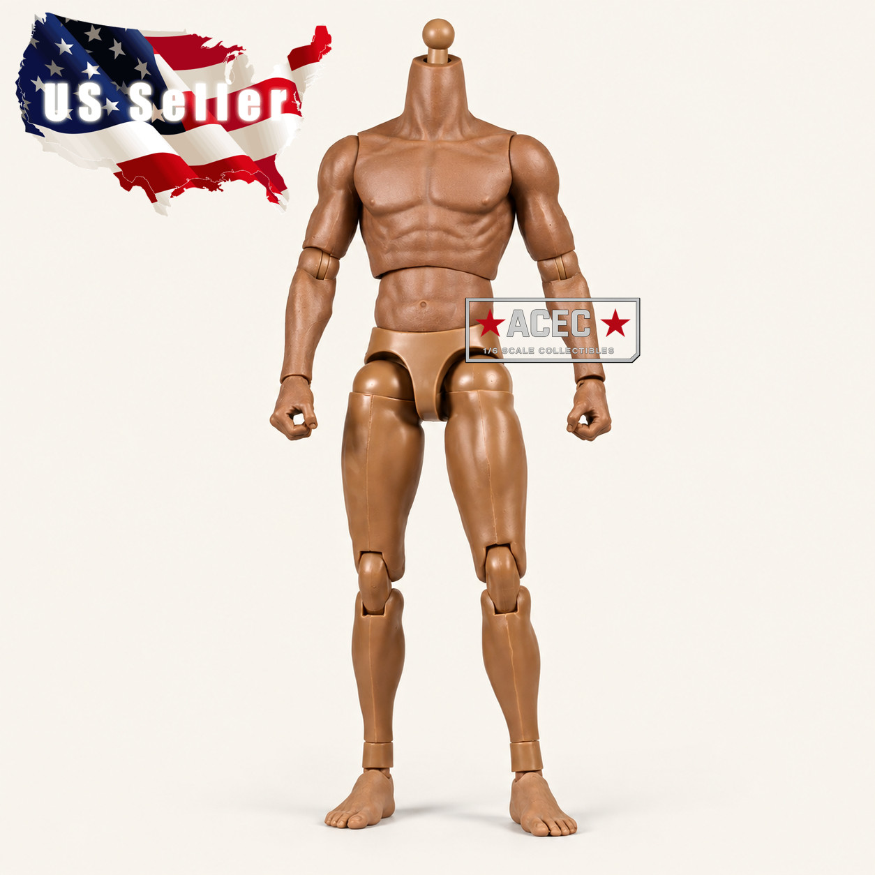 ZC TOYS S006 1/6 African Dark Skin Male Muscular 12\