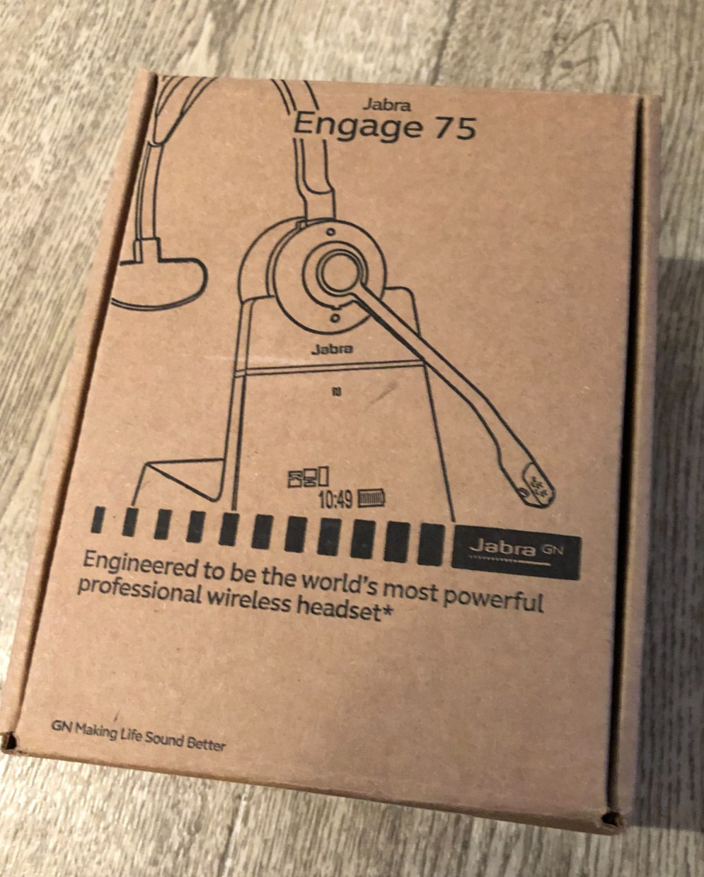 Jabra Engage 75  Mono Wireless Headset - Advanced Noise-Cancelling Microphone