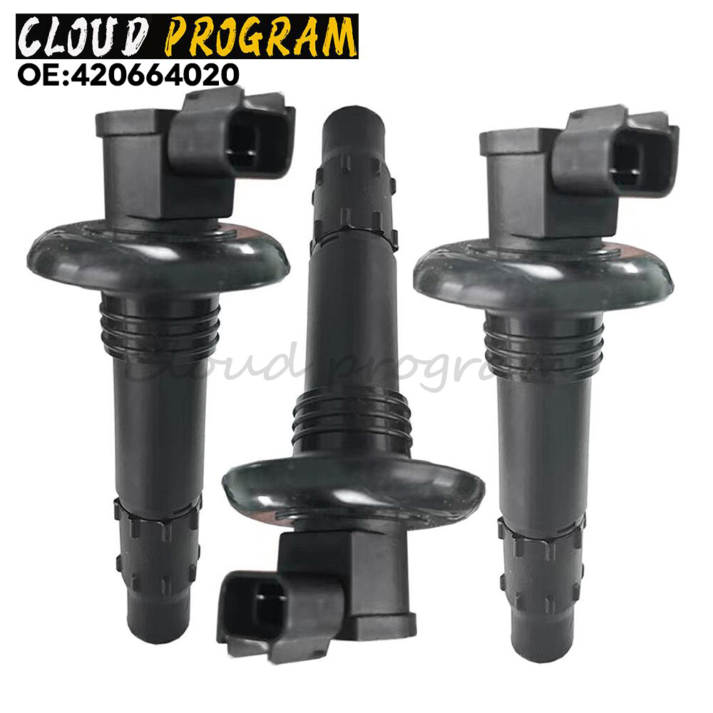 3PCS Suit Ignition Coils For SeaDoo GTIStick GTX GTS GTR RXT RXP WAKE 4TEC